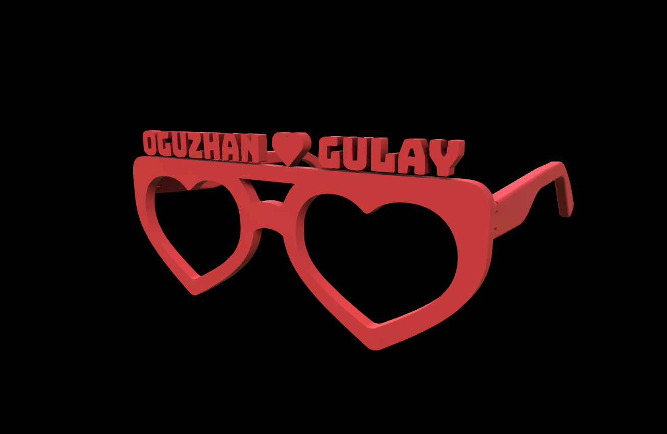 Kişiye Özel Eğlenceli Gözlük