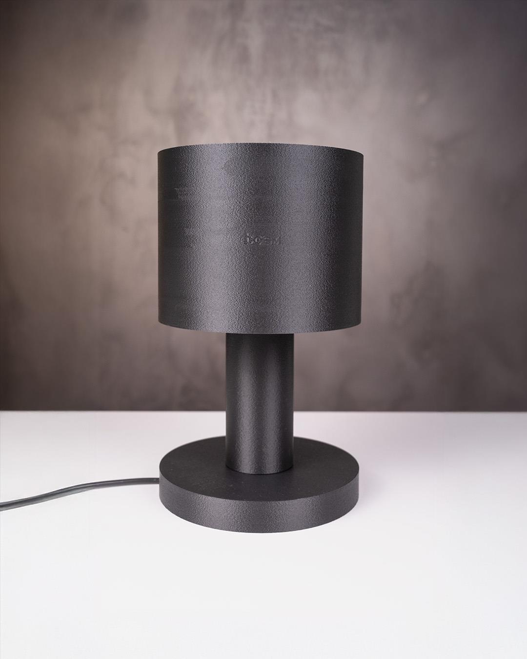 Minimalist Cylinder Masa Lambası  Modern Endüstriyel Tarz Işık Kaynağı - Minimalist Table Lamp