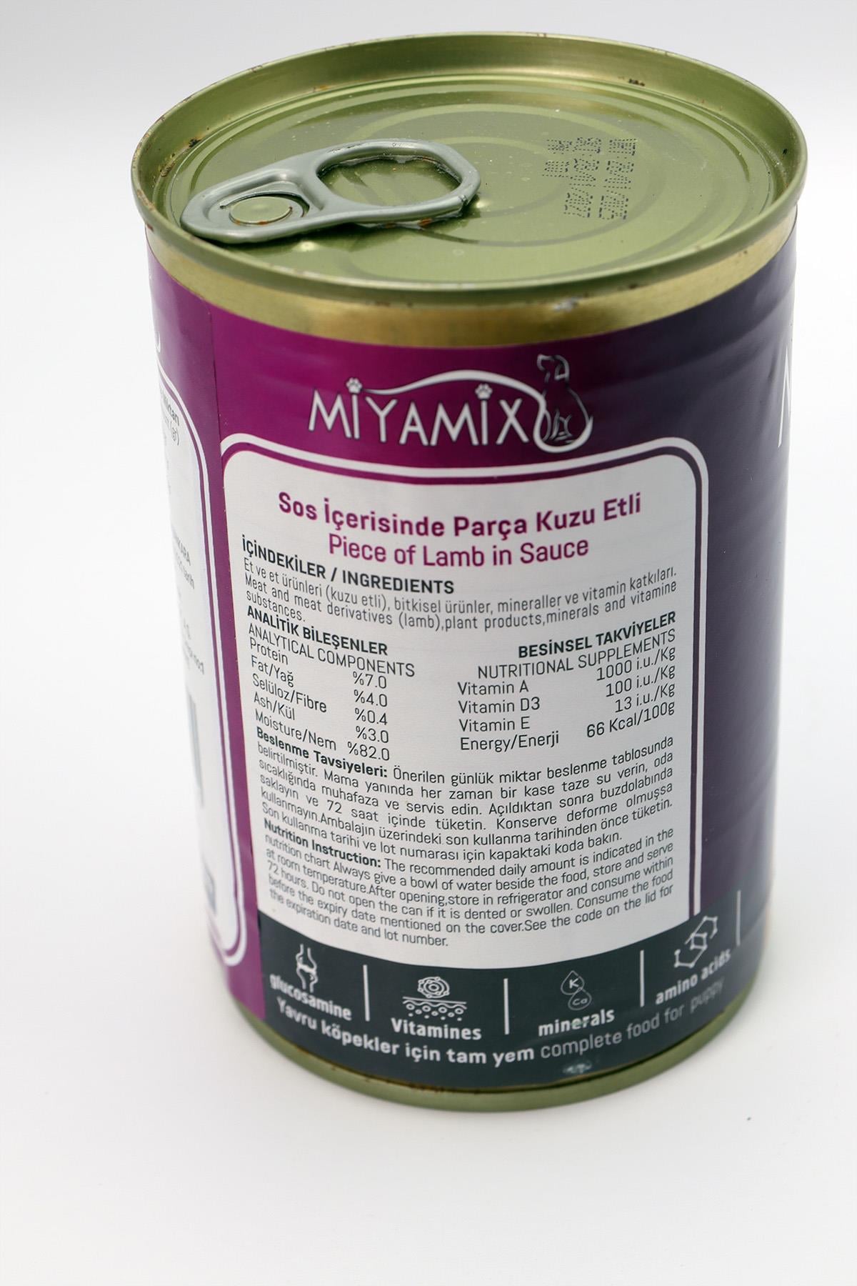 Miyamix Kuzu Etli Yavru Köpek Yaş Mama 415gr