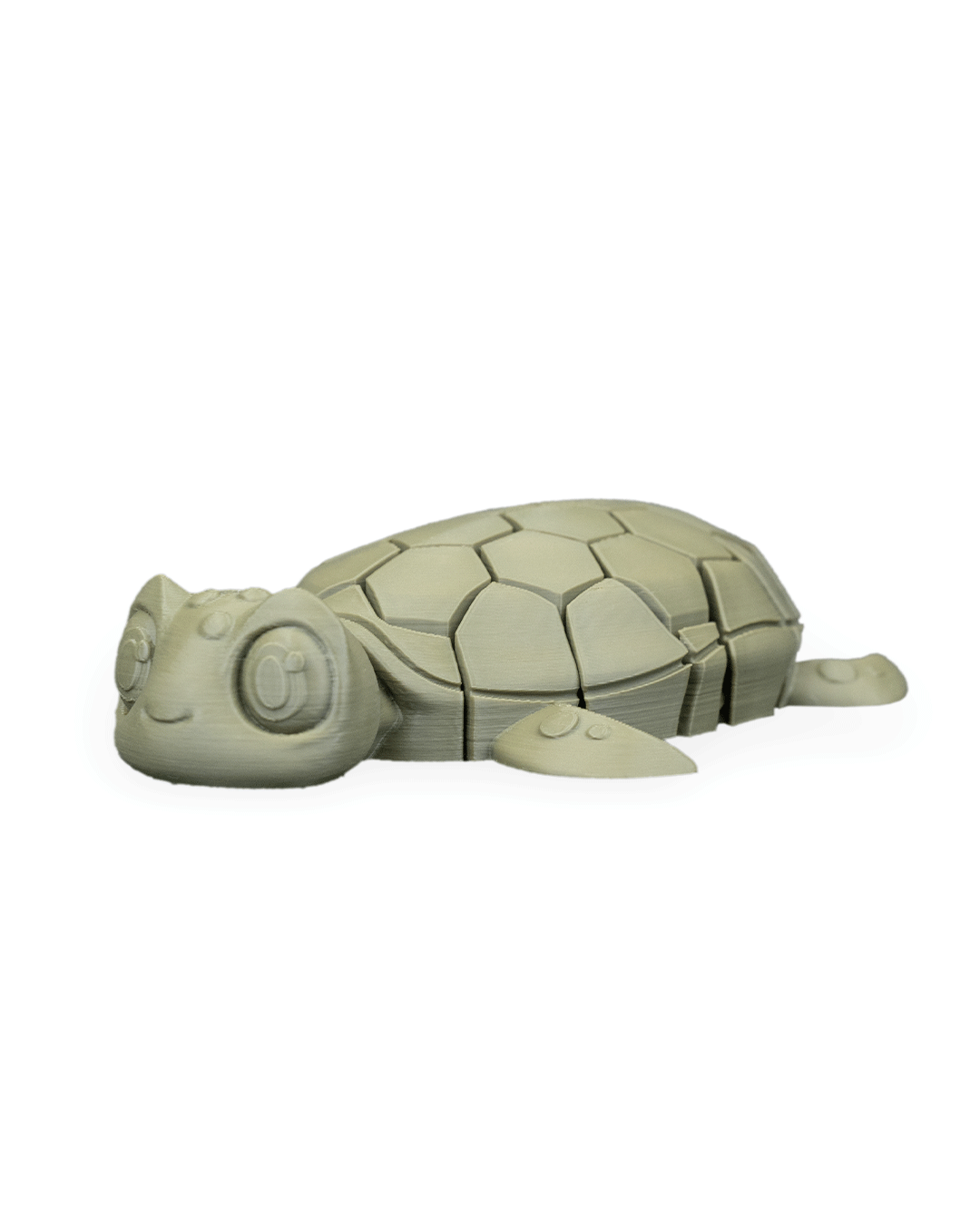 Tatlı Kaplumbağa Figürü Anahtarlık (3D Baskı)