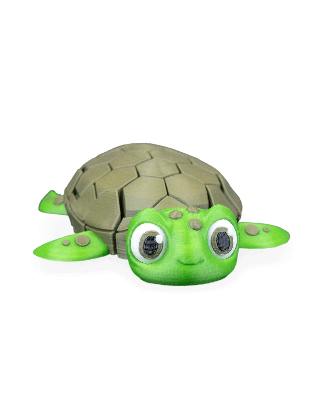 Tatlı Kaplumbağa Figürü Anahtarlık (3D Baskı)