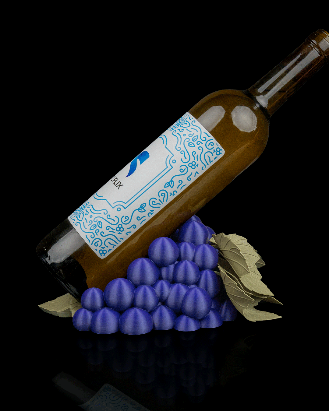 The Grape Standard – Üzüm Temalı Şarap Şişeliği