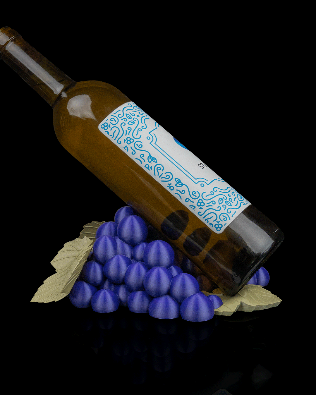 The Grape Standard – Üzüm Temalı Şarap Şişeliği