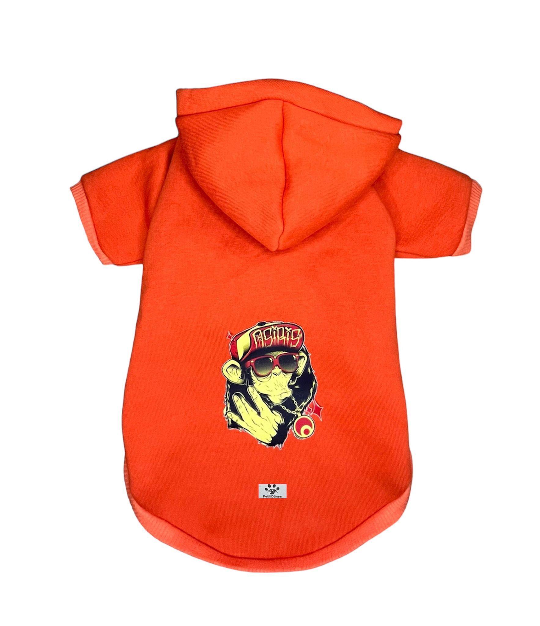 AP2308 Turuncu Sweat Maymun