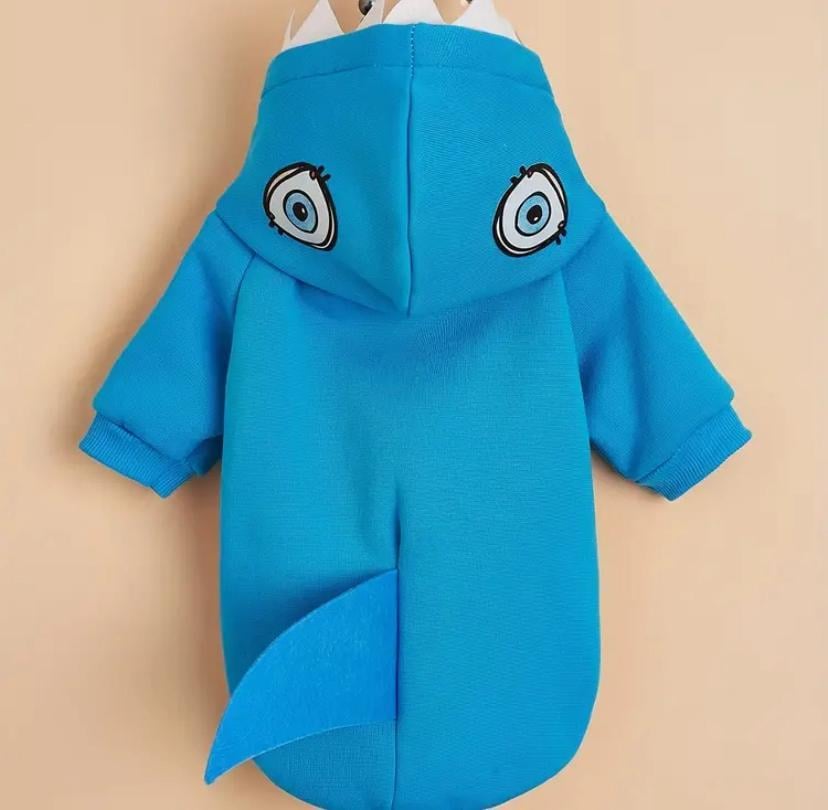 AP2320 MAVİ SWEAT SHARK KOSTÜM