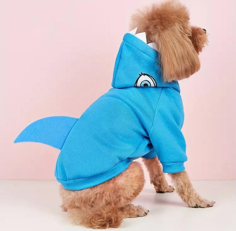AP2320 MAVİ SWEAT SHARK KOSTÜM