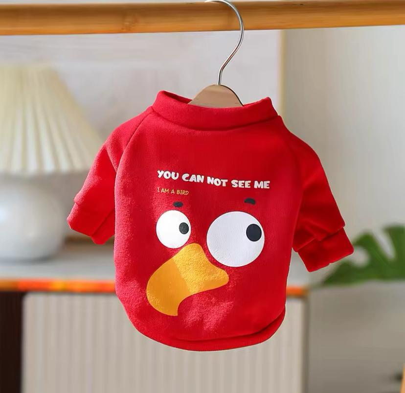 AP2383 KIRMIZI SWEAT ANGRY BIRD