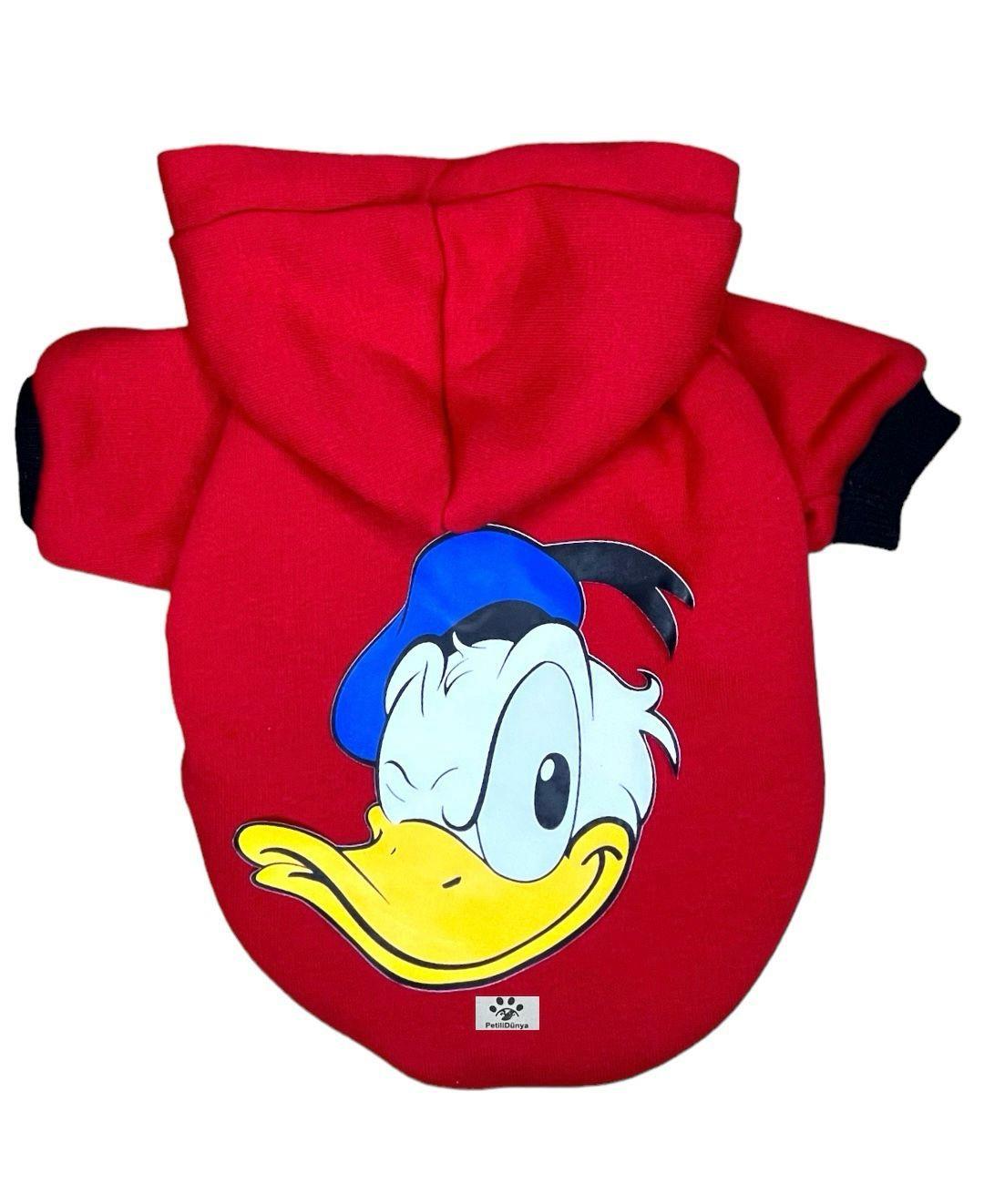AP2389 KIRMIZI SWEAT DONALD DUCK
