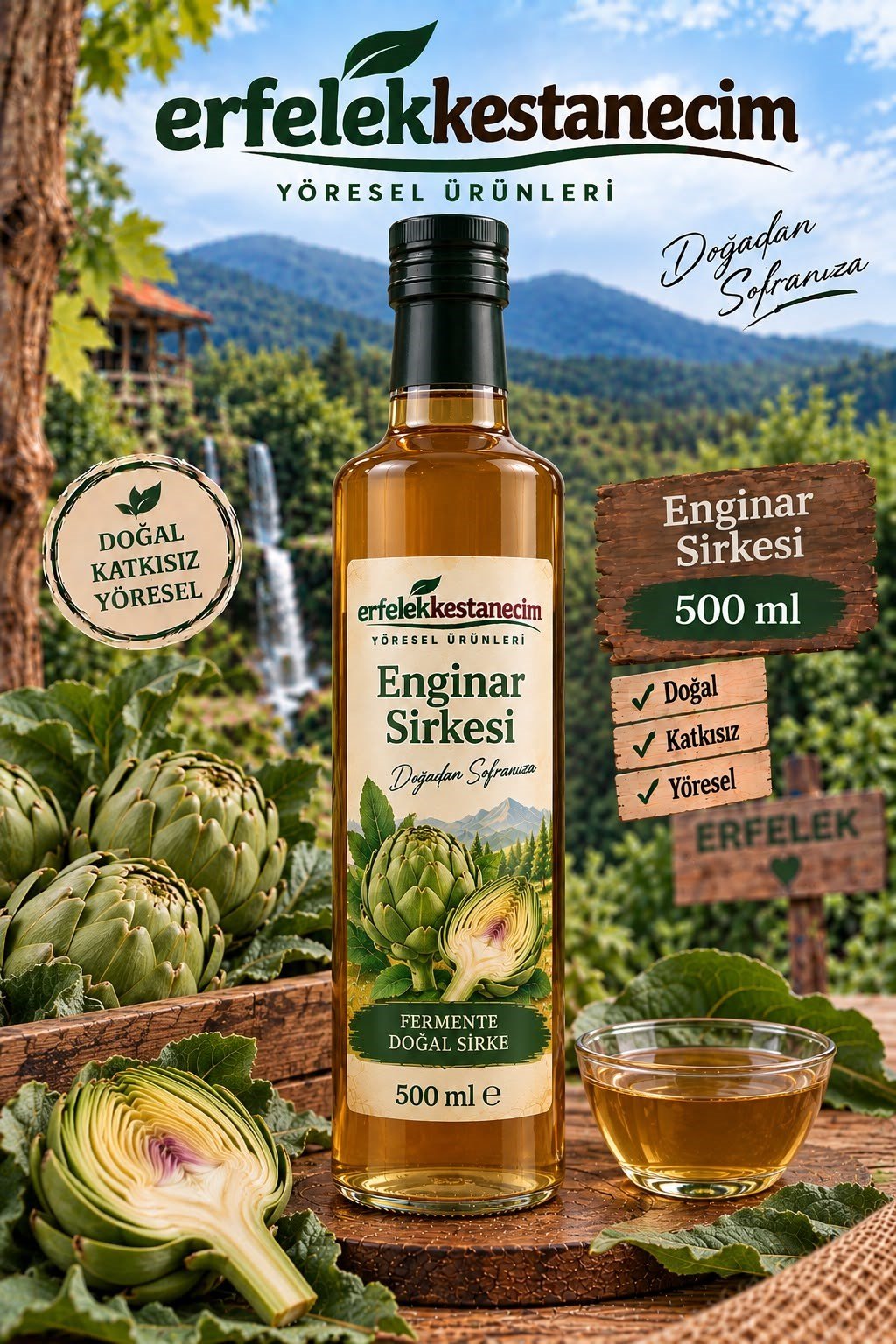Enginar Sirkesi 500 ML