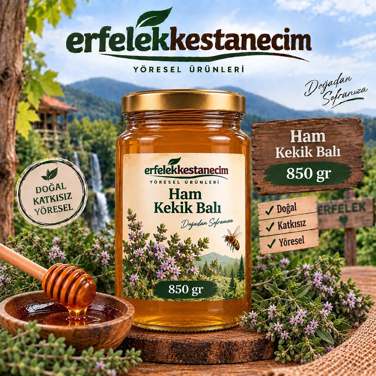 Ham Kekik Balı 850 gr