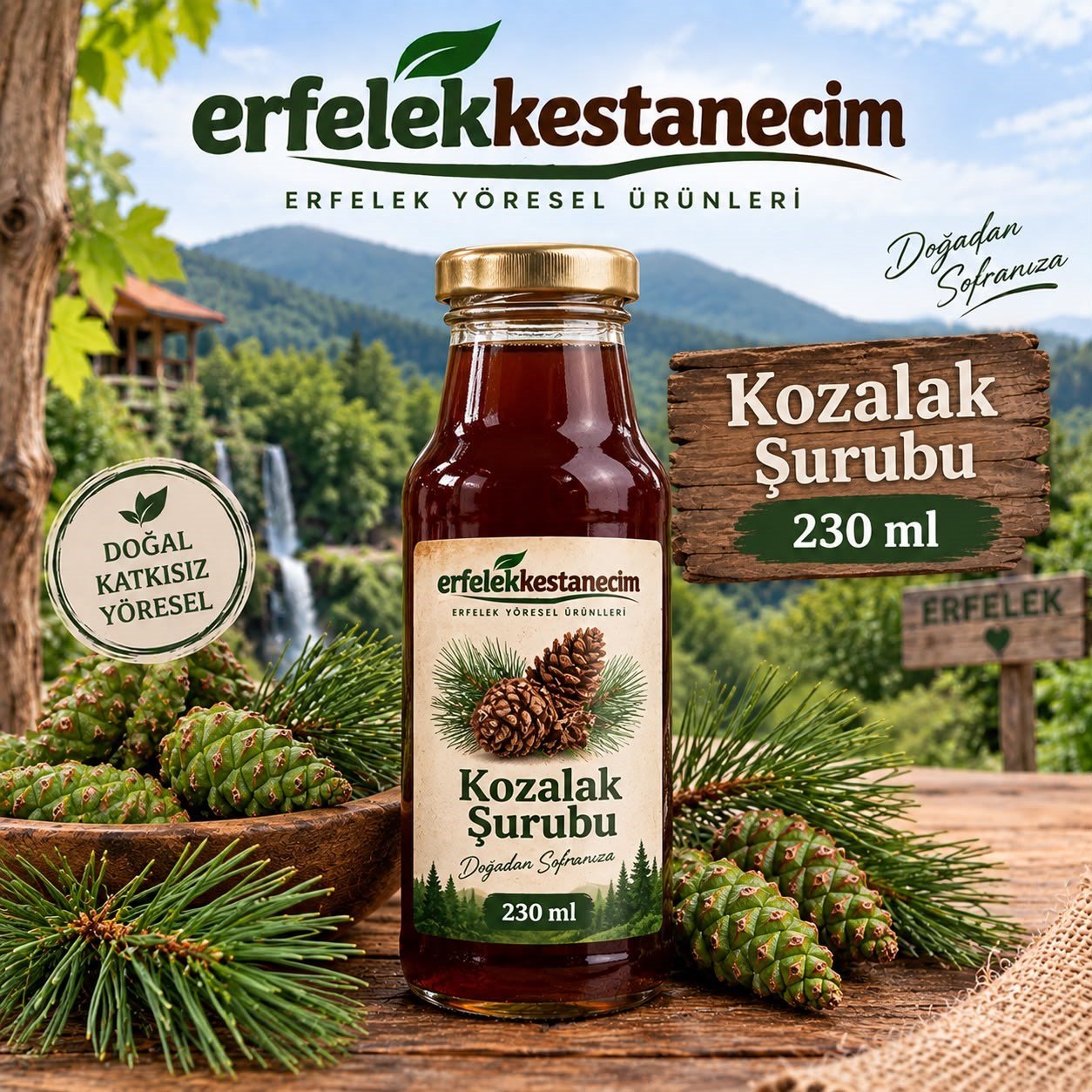 Kozalak Şurubu 230 ML