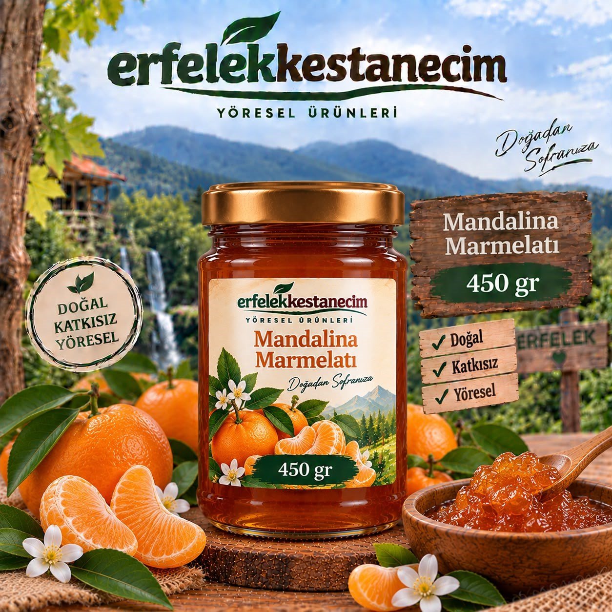 Mandalina Marmelatı 450 GR