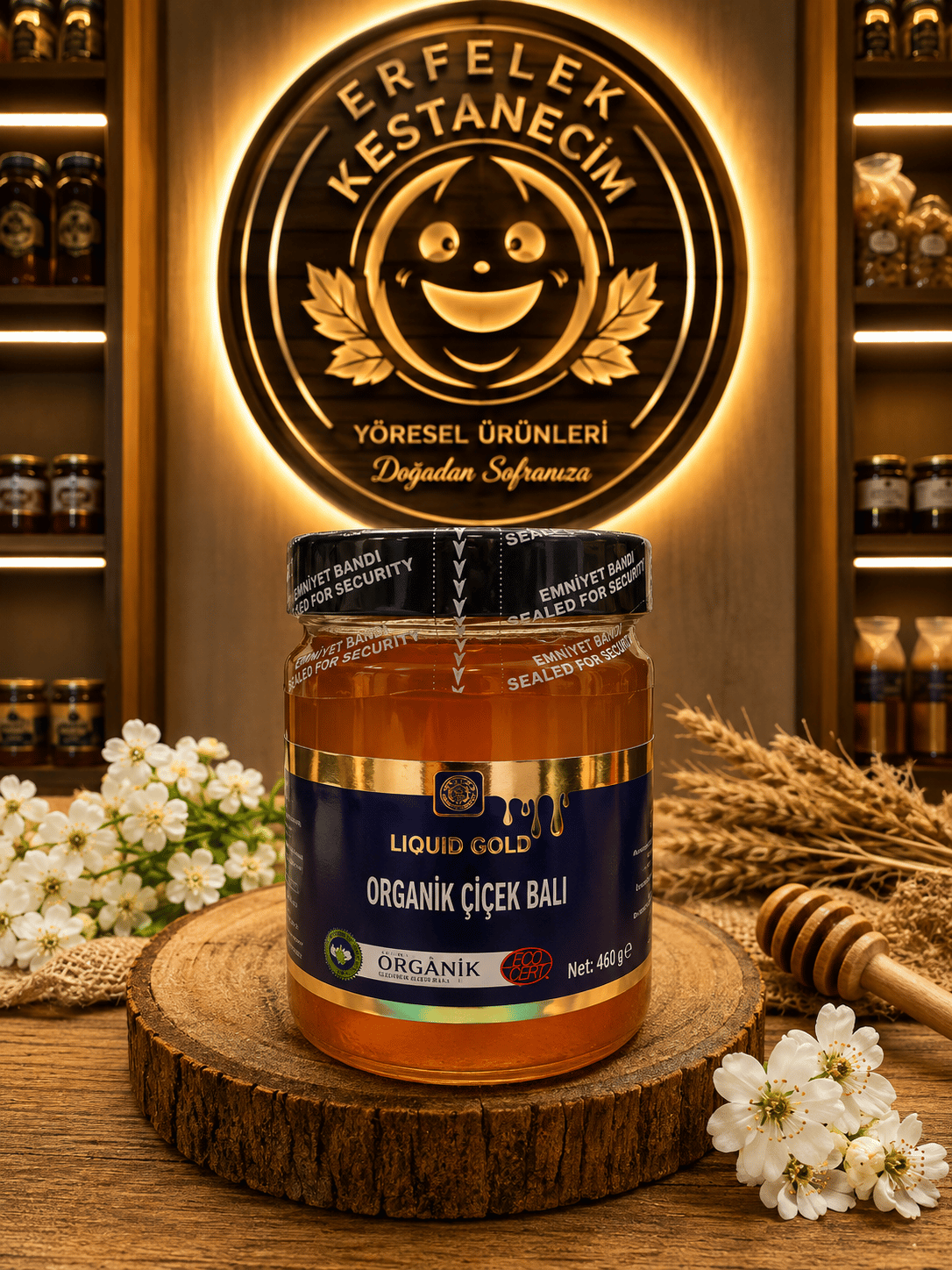 Organik Çiçek Balı 460 gr