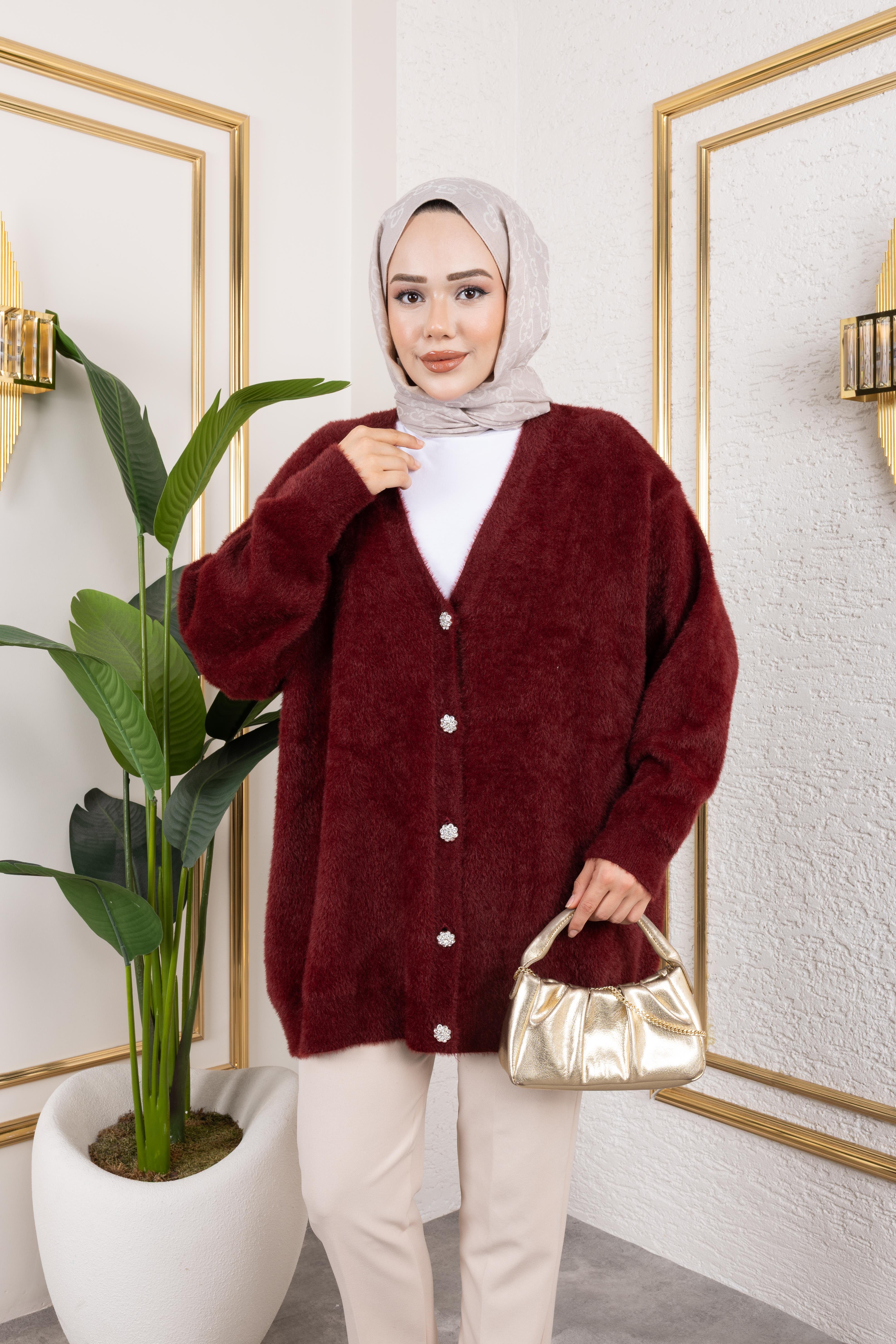 Angora Hırka | Bordo