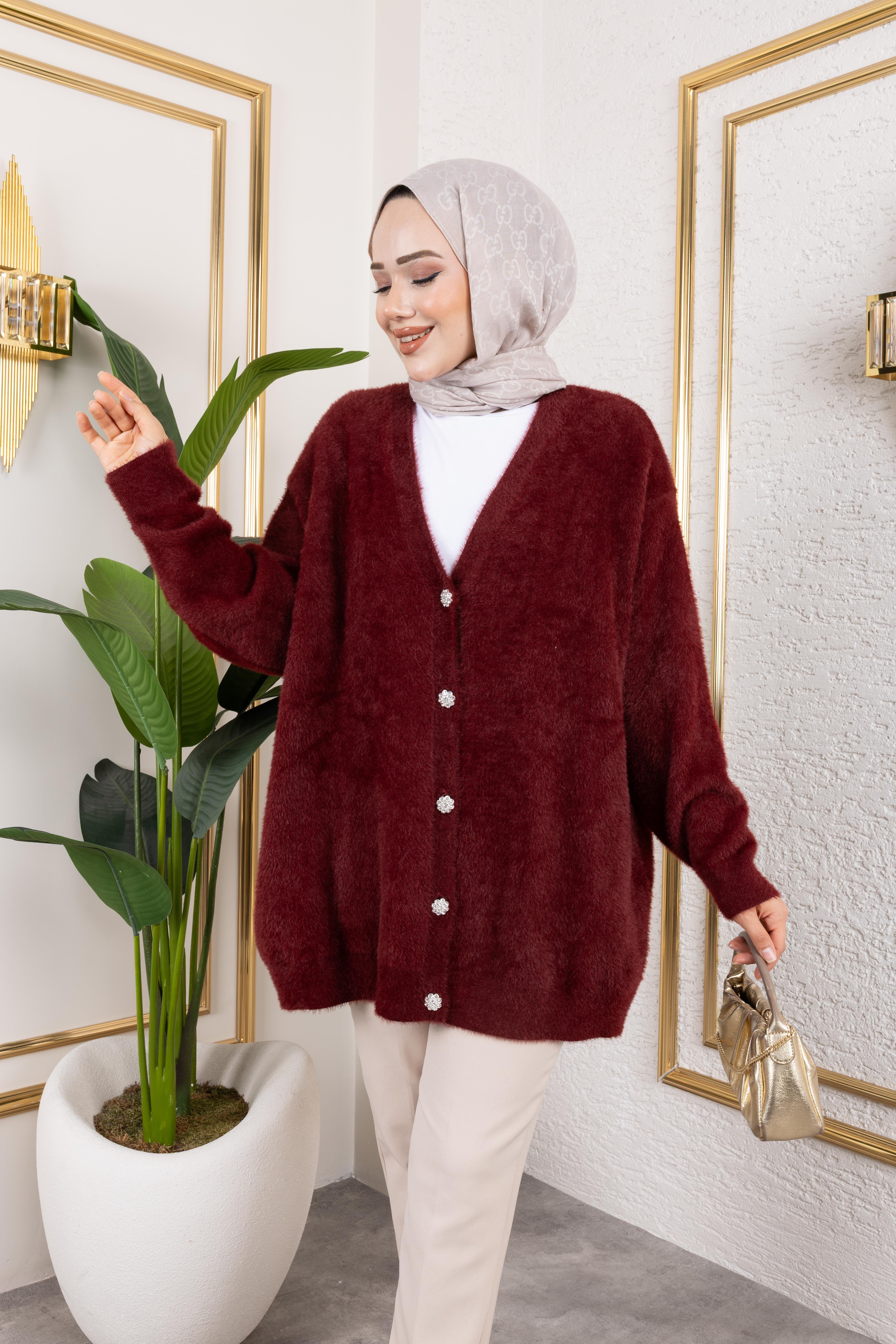 Angora Hırka | Bordo