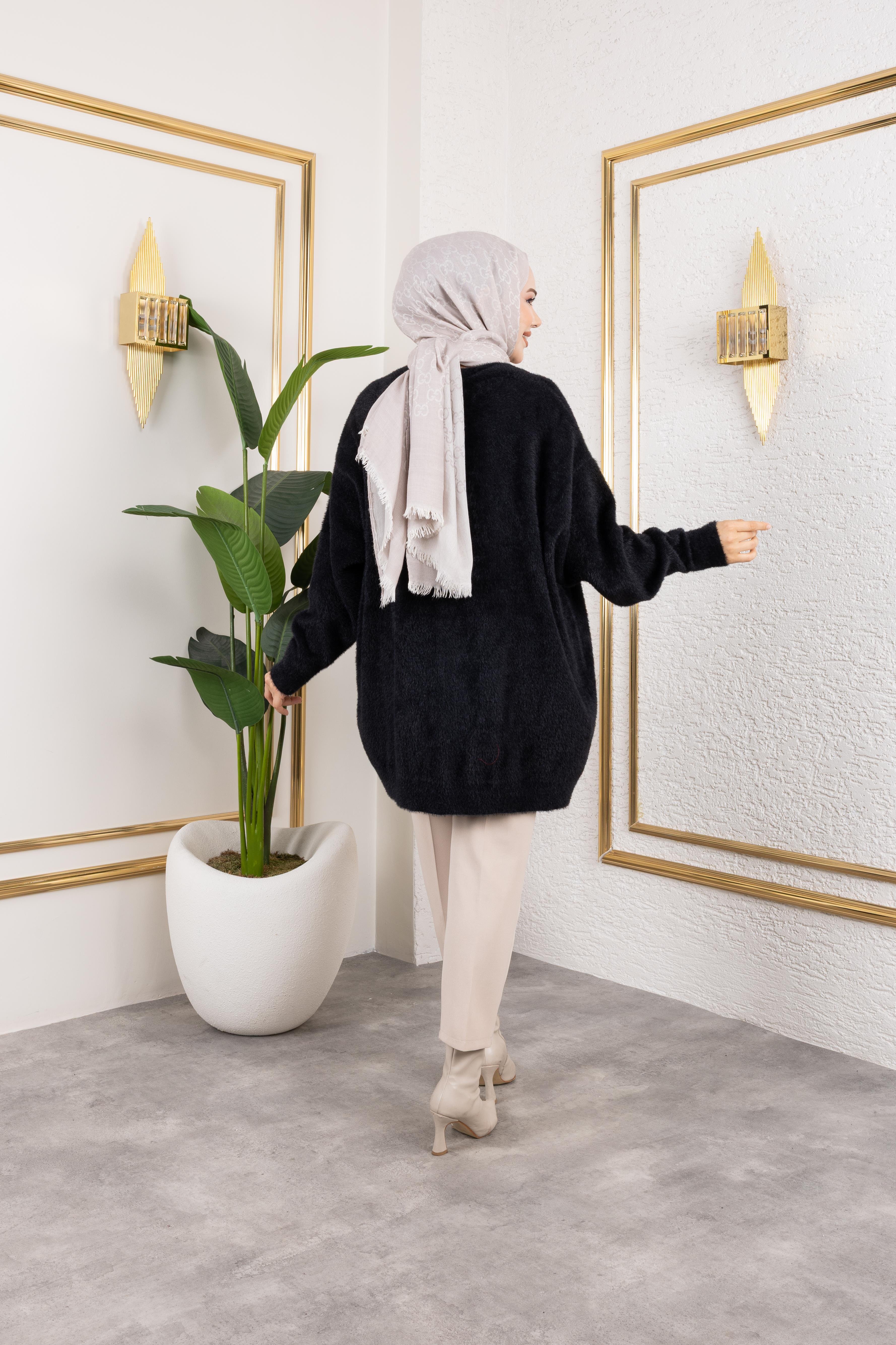 Angora Hırka | Siyah