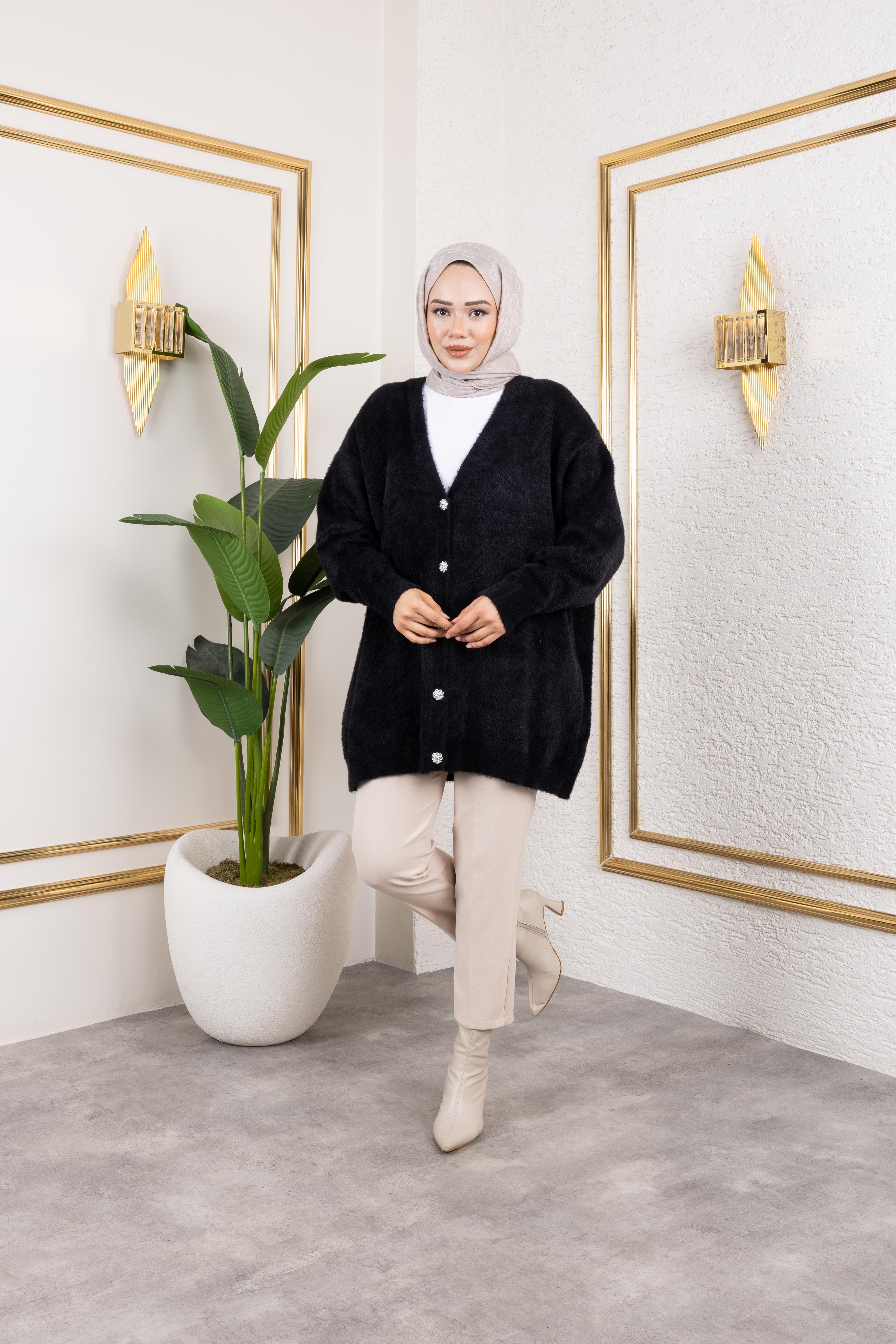 Angora Hırka | Siyah