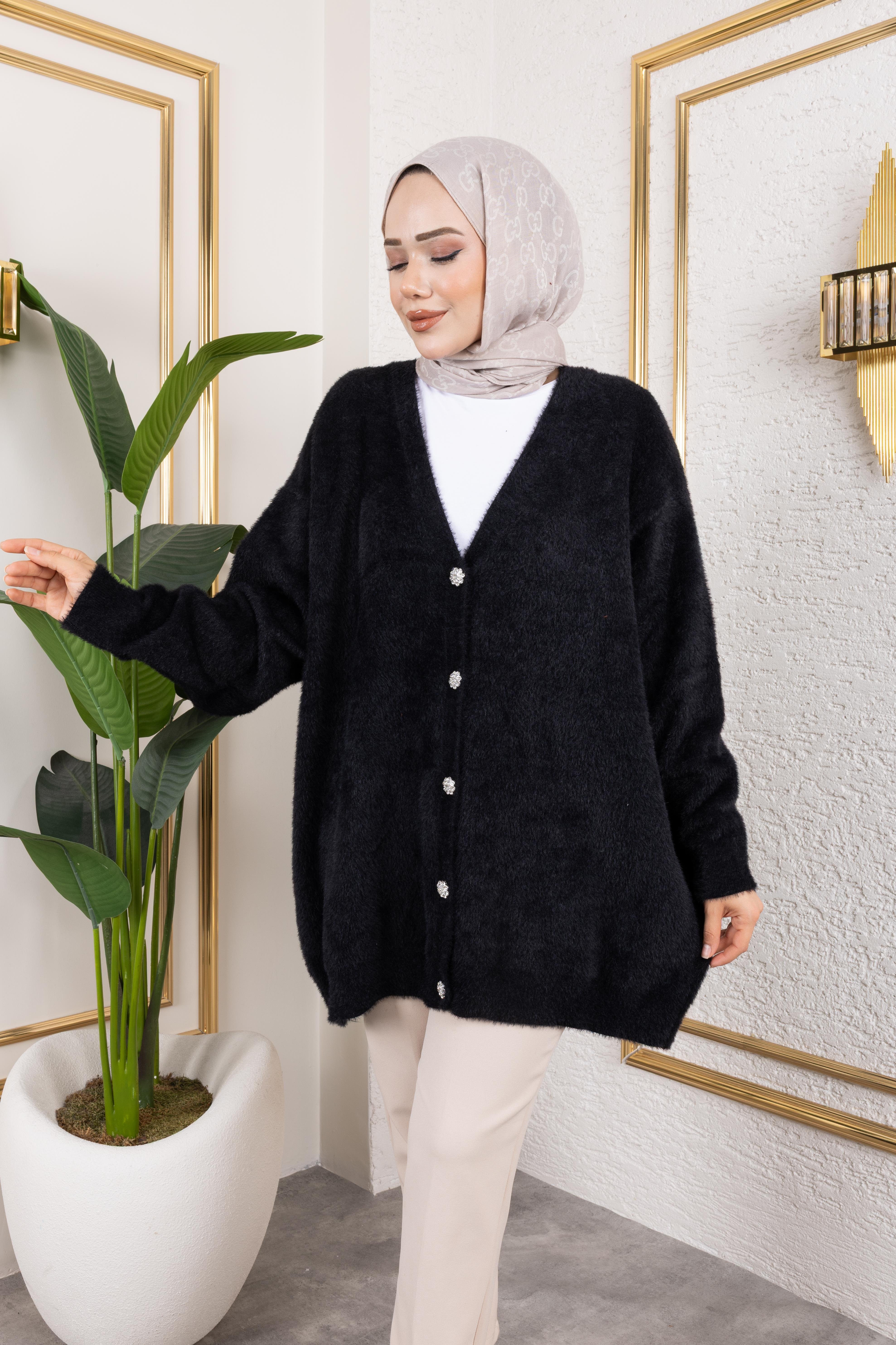 Angora Hırka | Siyah