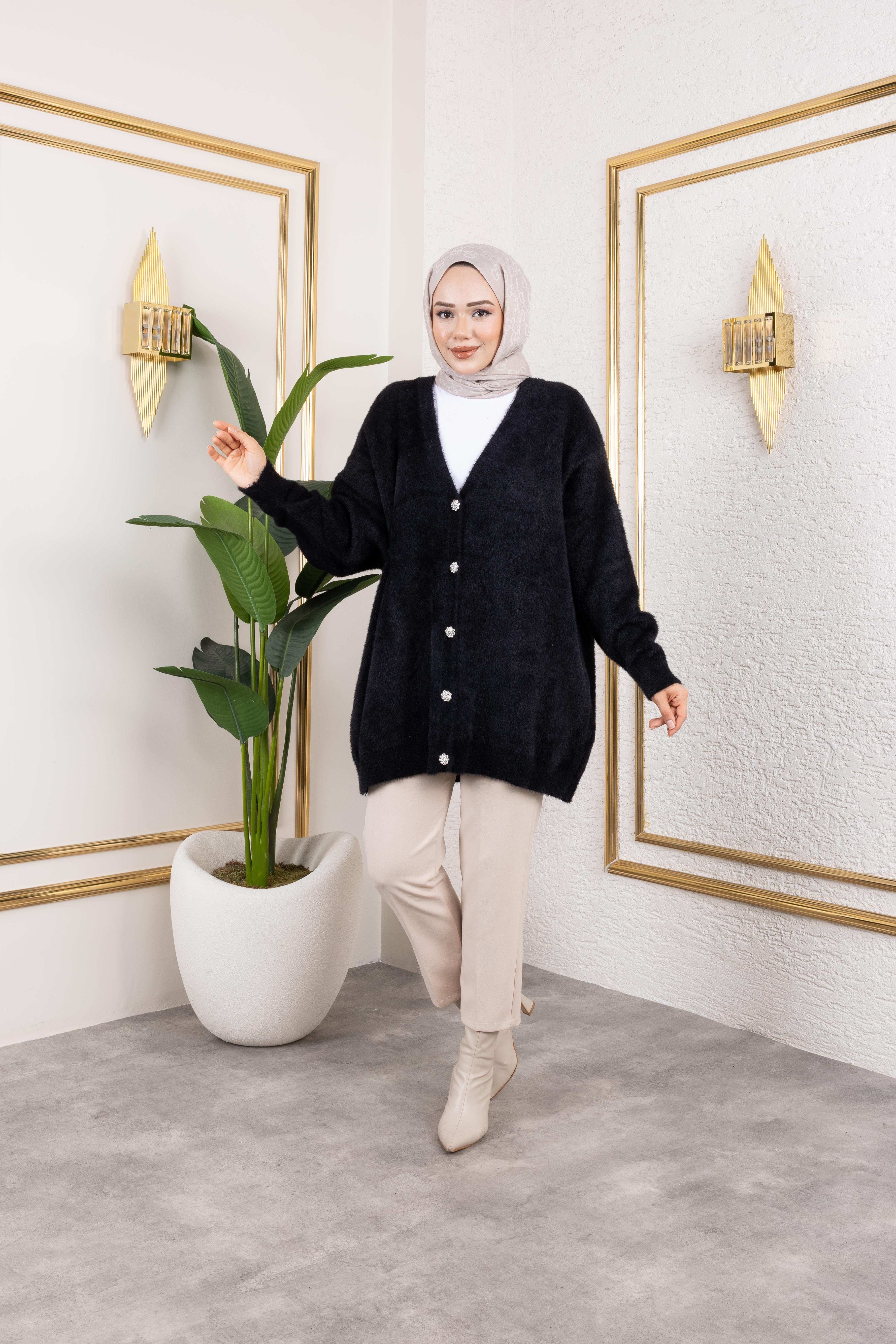 Angora Hırka | Siyah