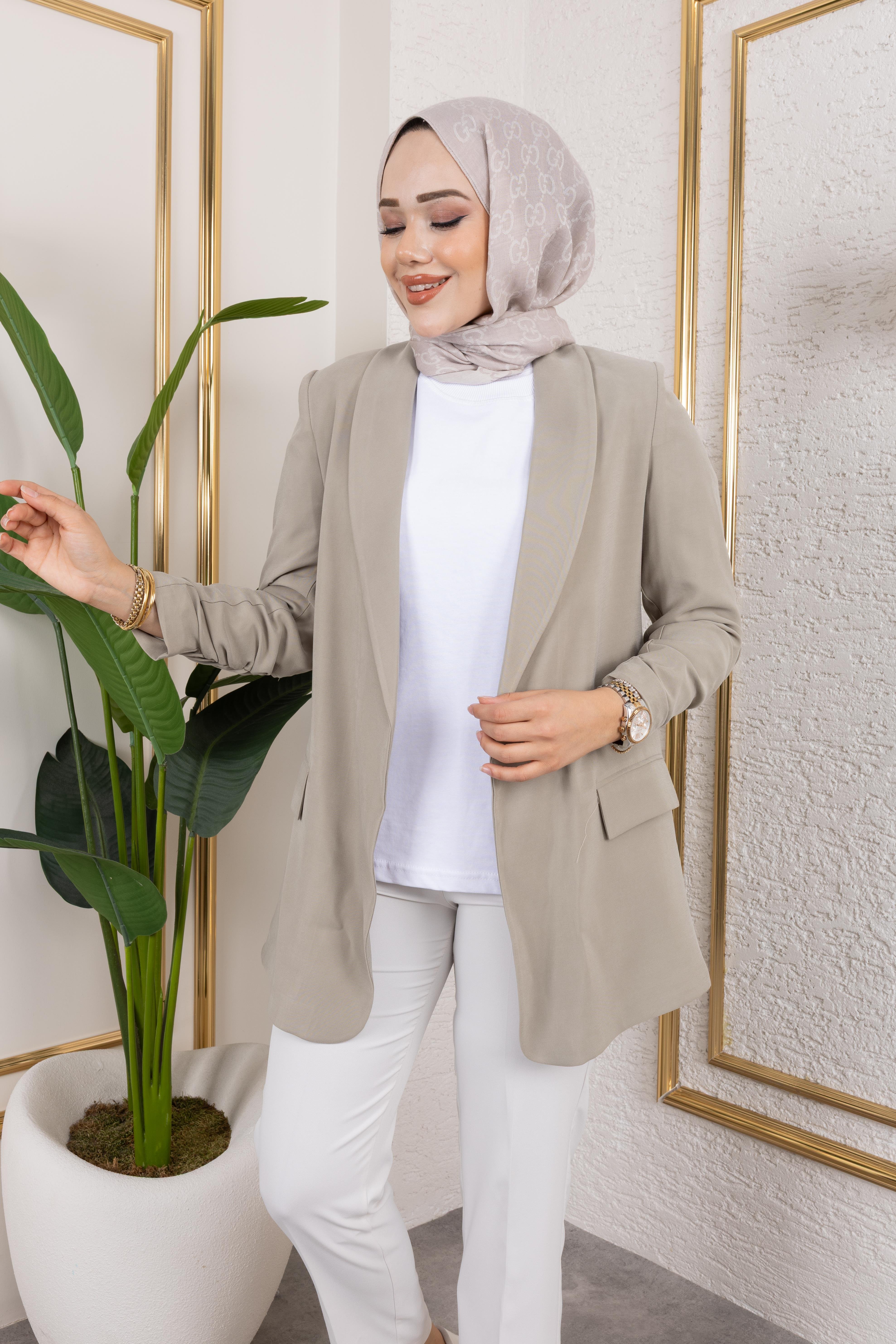 Duru Blazer Ceket Mint Yeşili
