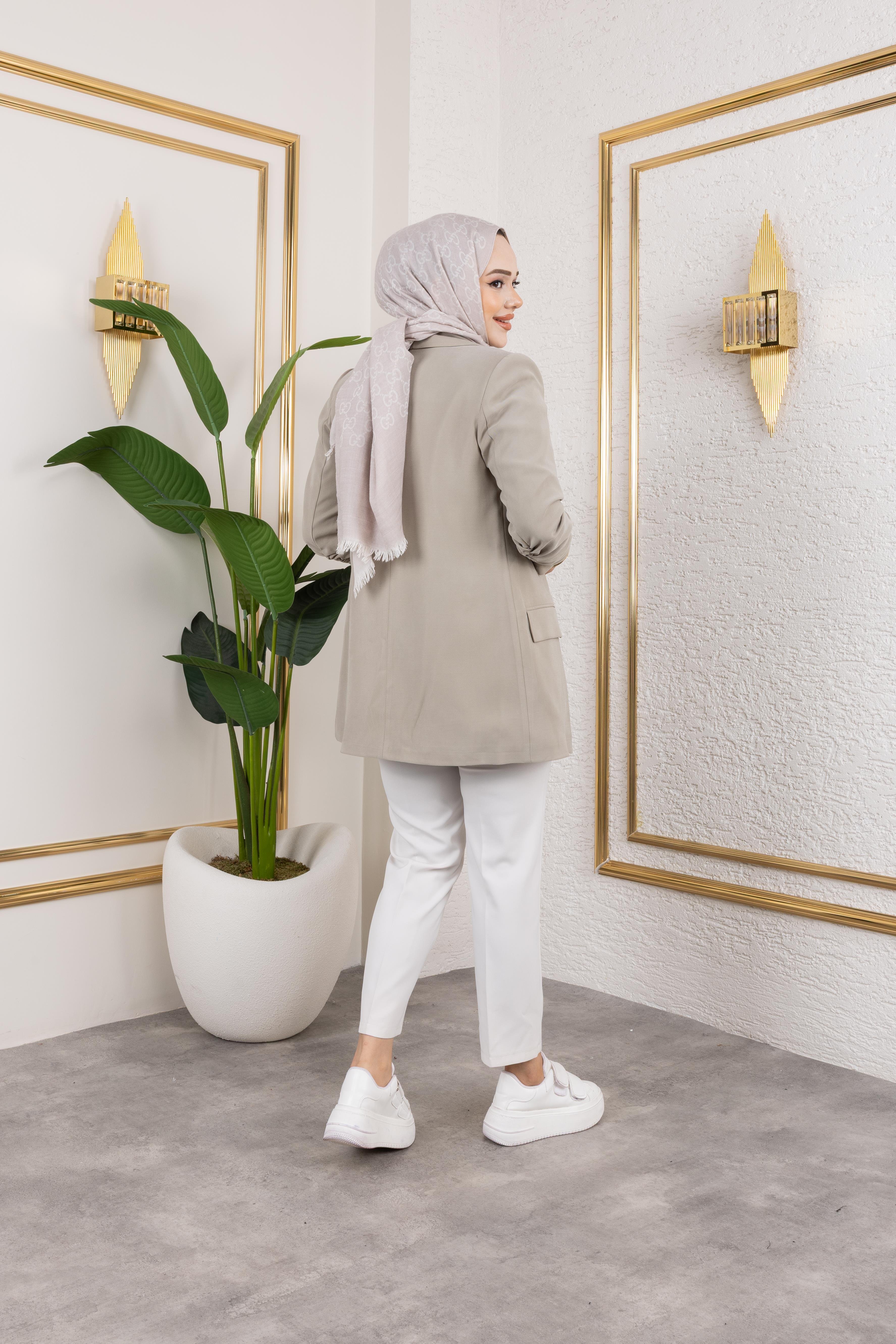 Duru Blazer Ceket Mint Yeşili
