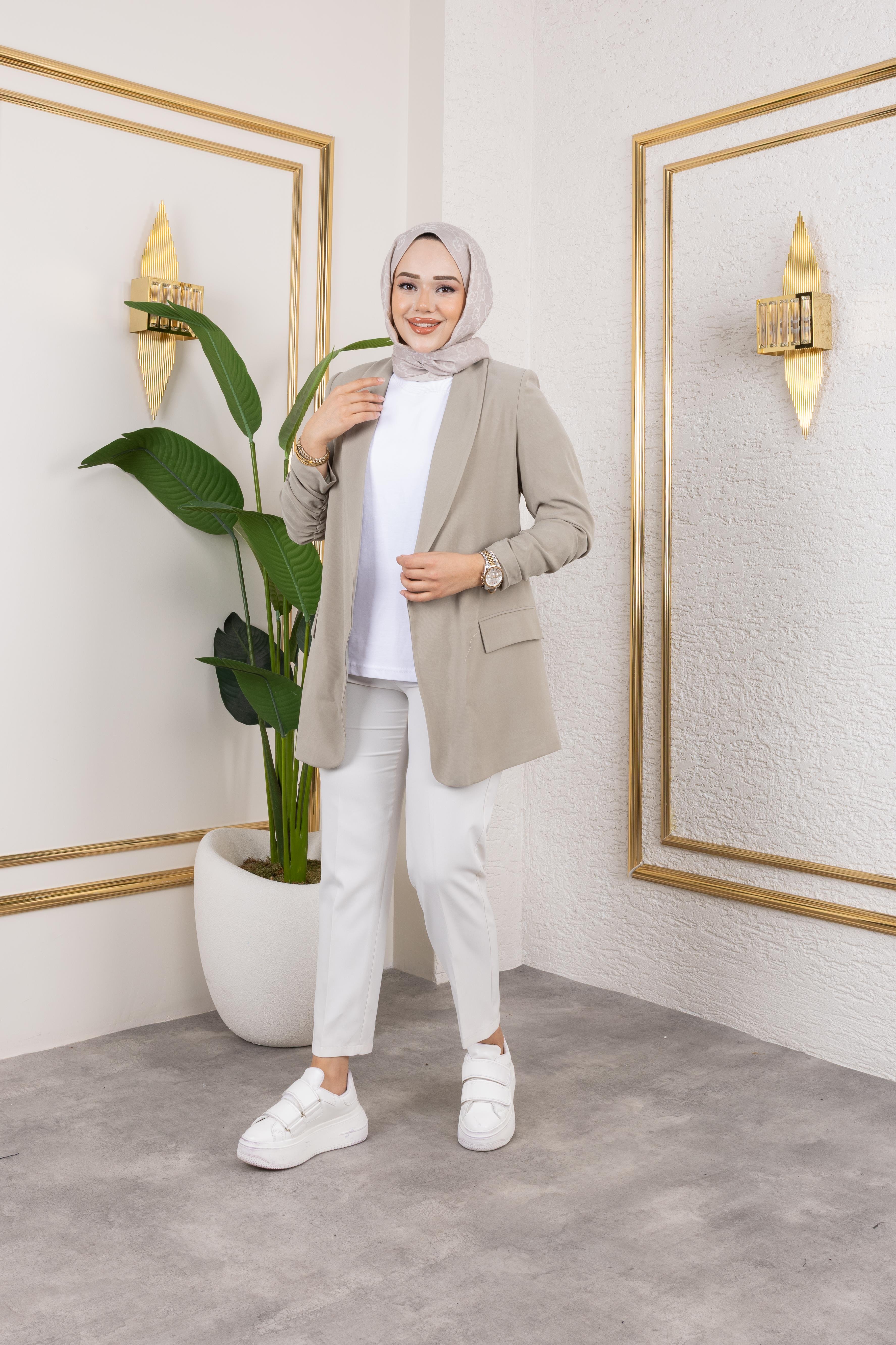 Duru Blazer Ceket Mint Yeşili
