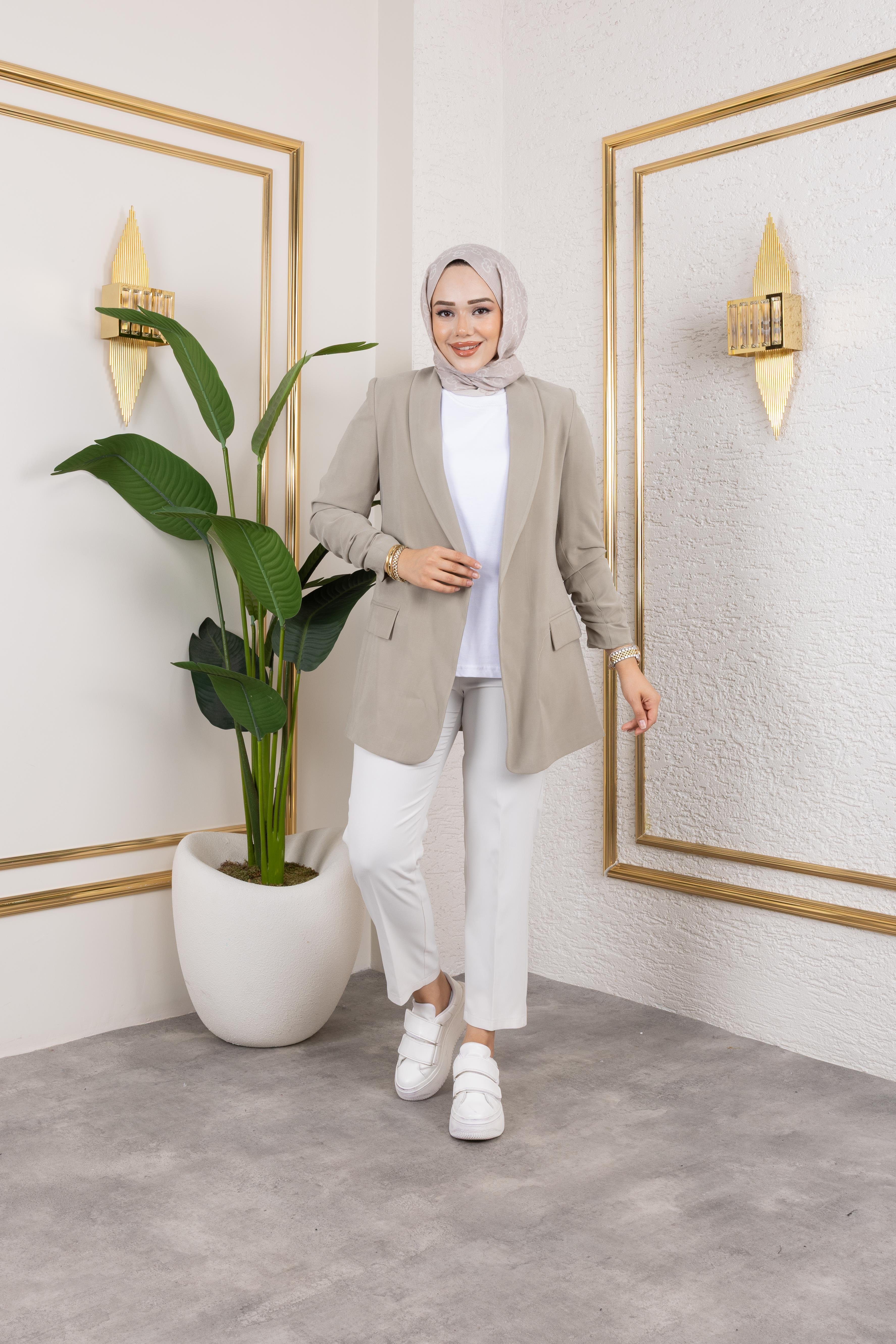 Duru Blazer Ceket Mint Yeşili