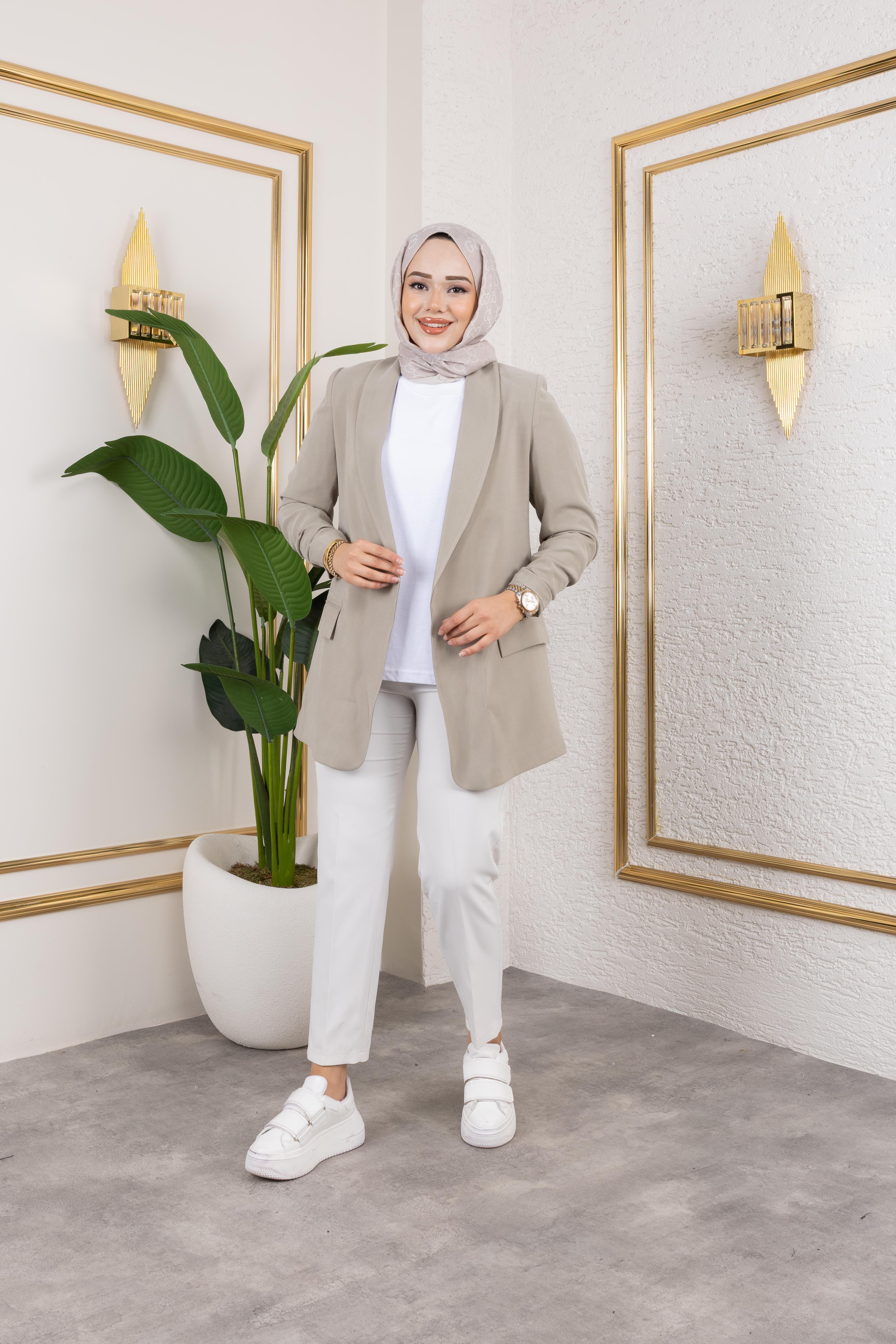 Duru Blazer Ceket Mint Yeşili