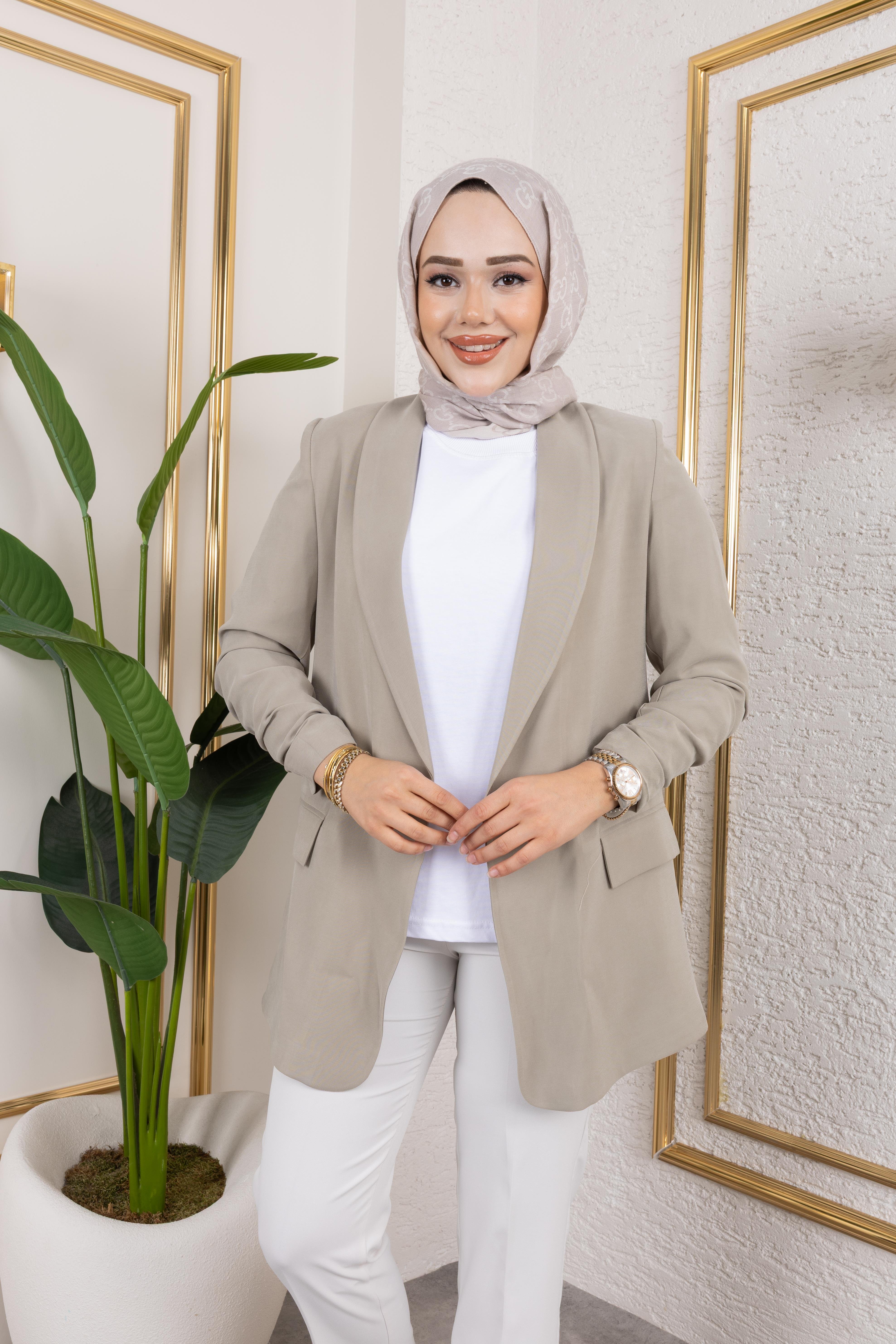 Duru Blazer Ceket Mint Yeşili