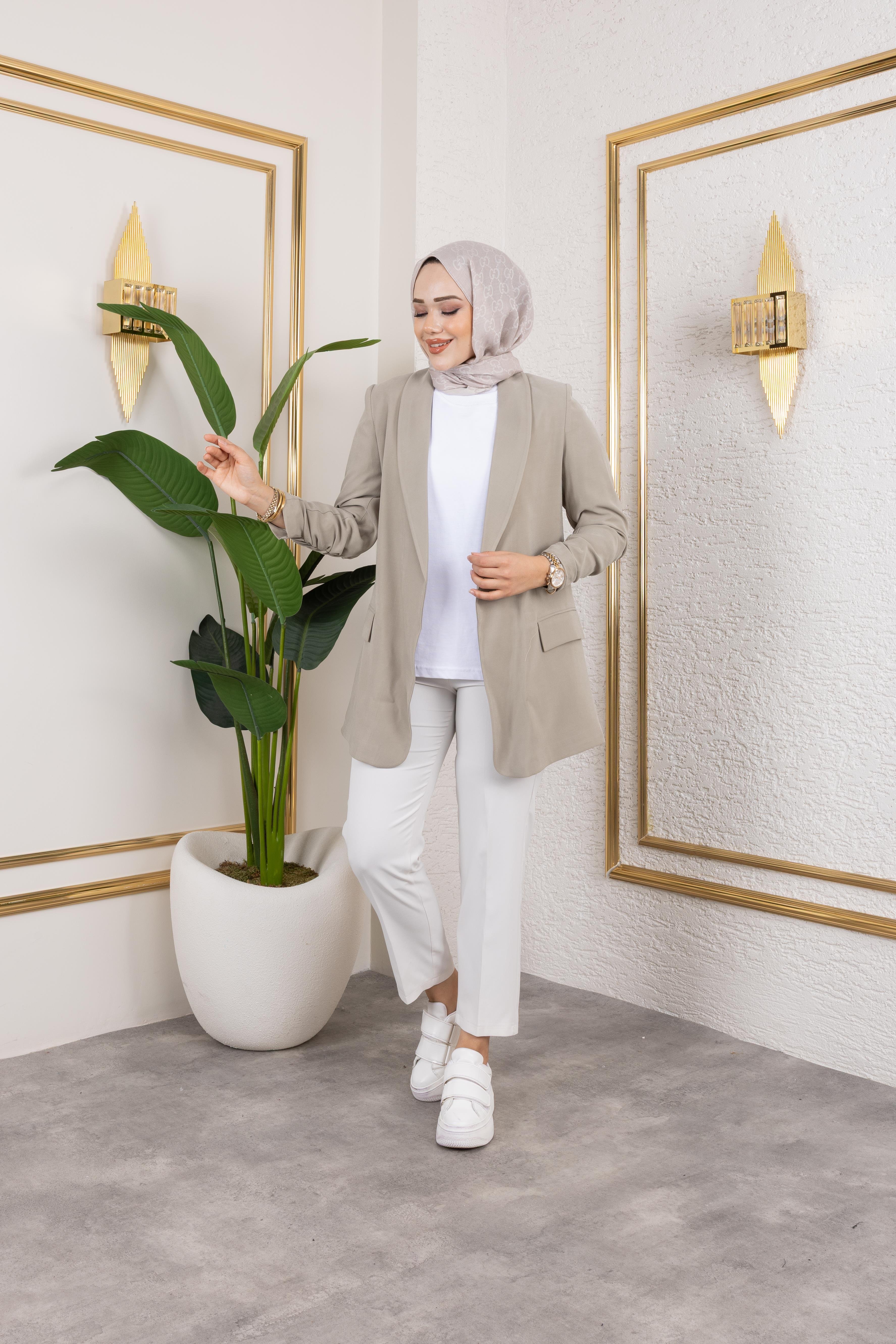 Duru Blazer Ceket Mint Yeşili