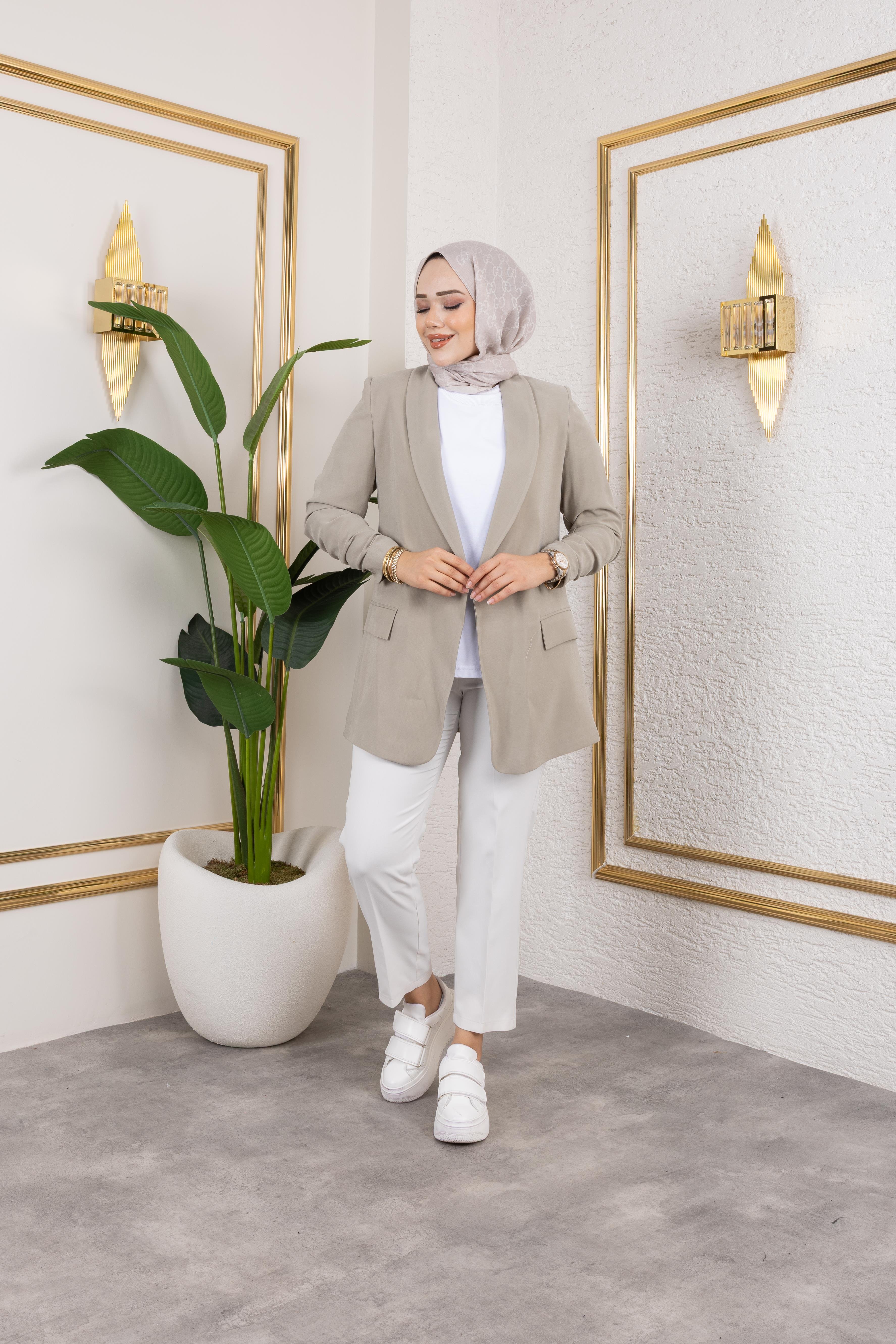 Duru Blazer Ceket Mint Yeşili