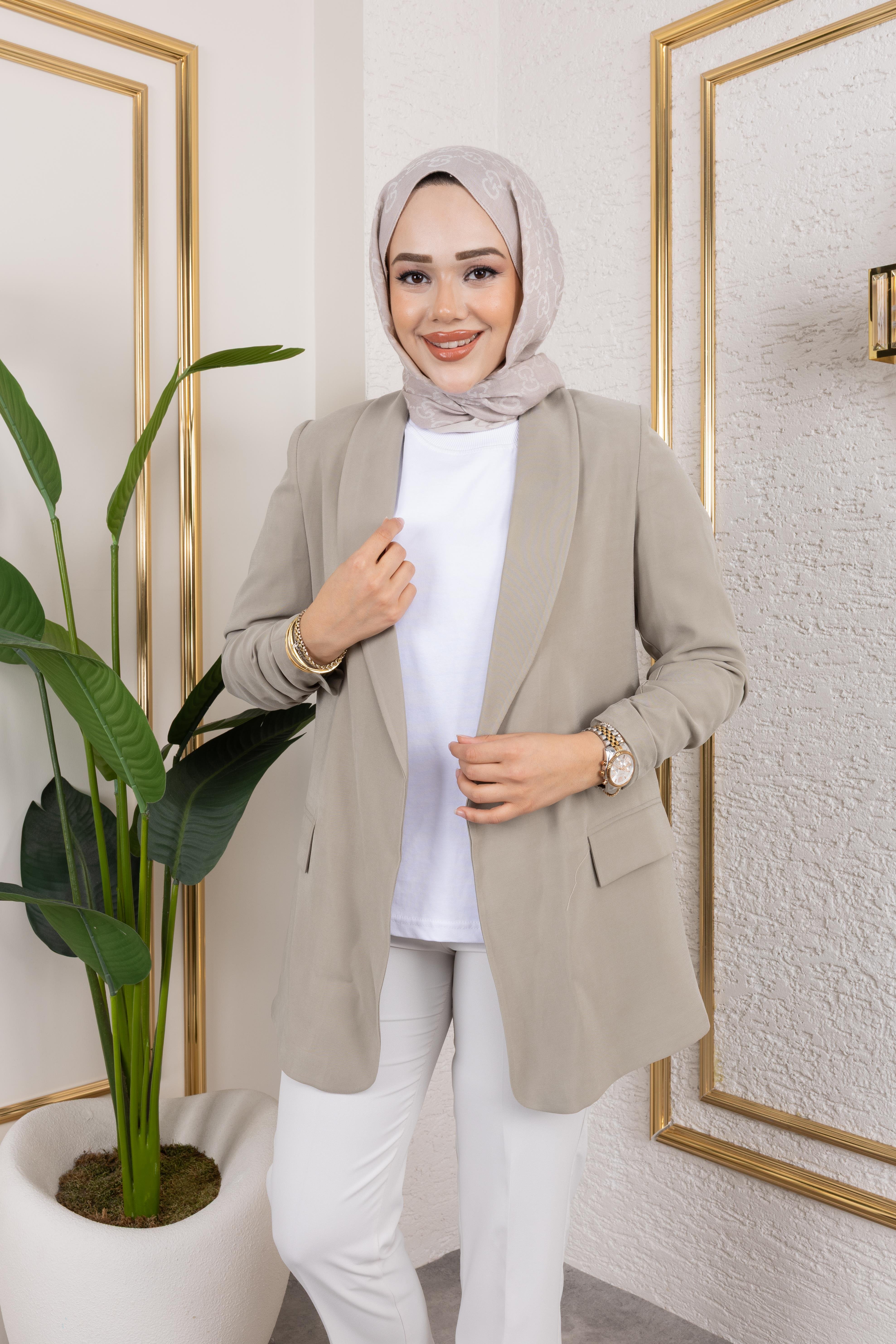 Duru Blazer Ceket Mint Yeşili