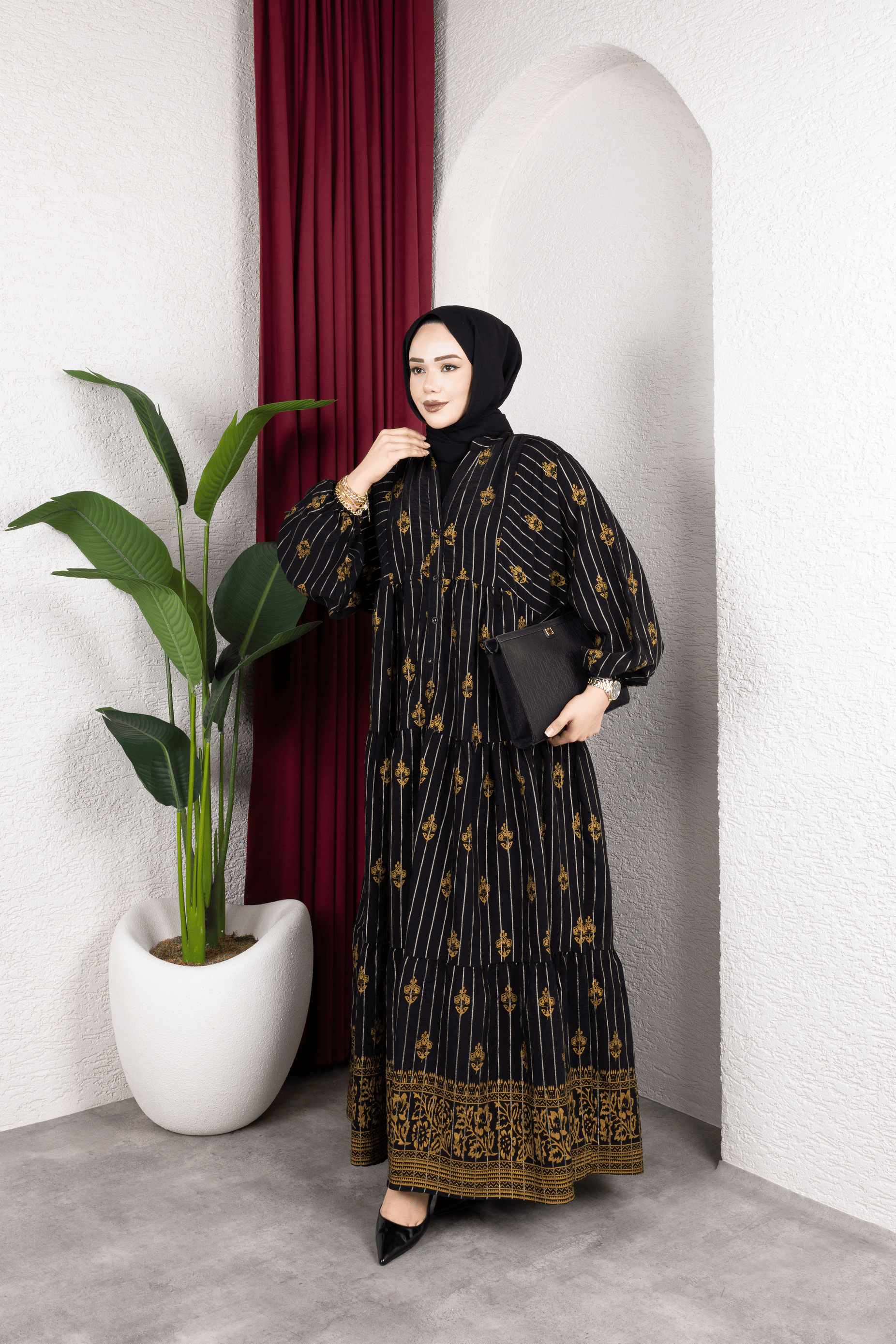 Elbise | Siyah Gold