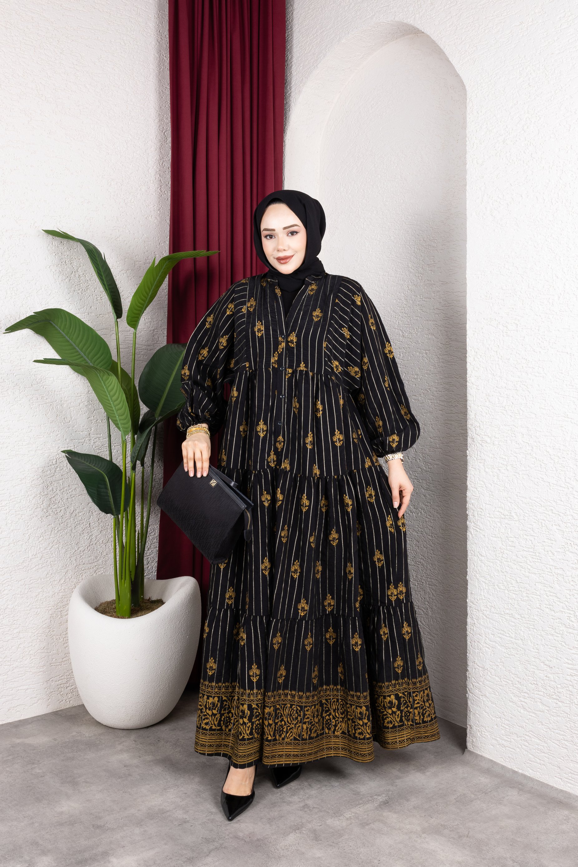 Elbise | Siyah Gold