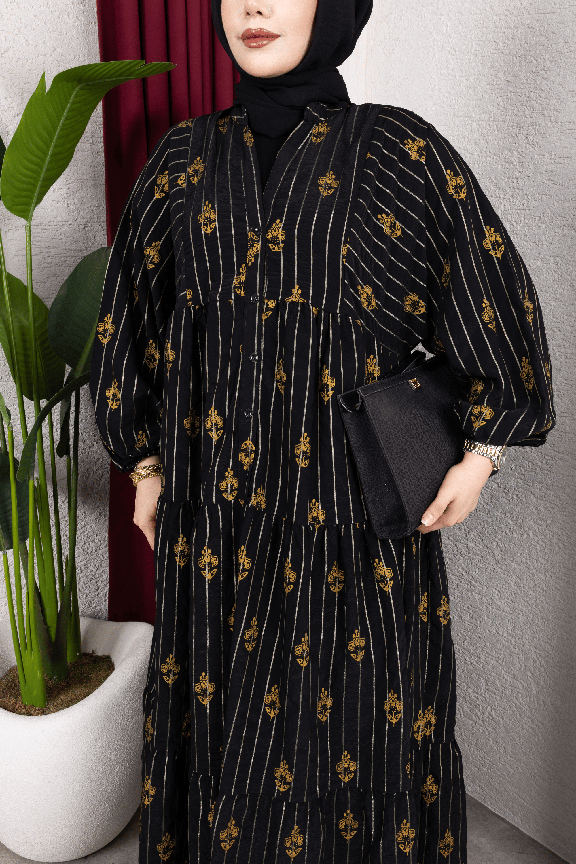 Elbise | Siyah Gold