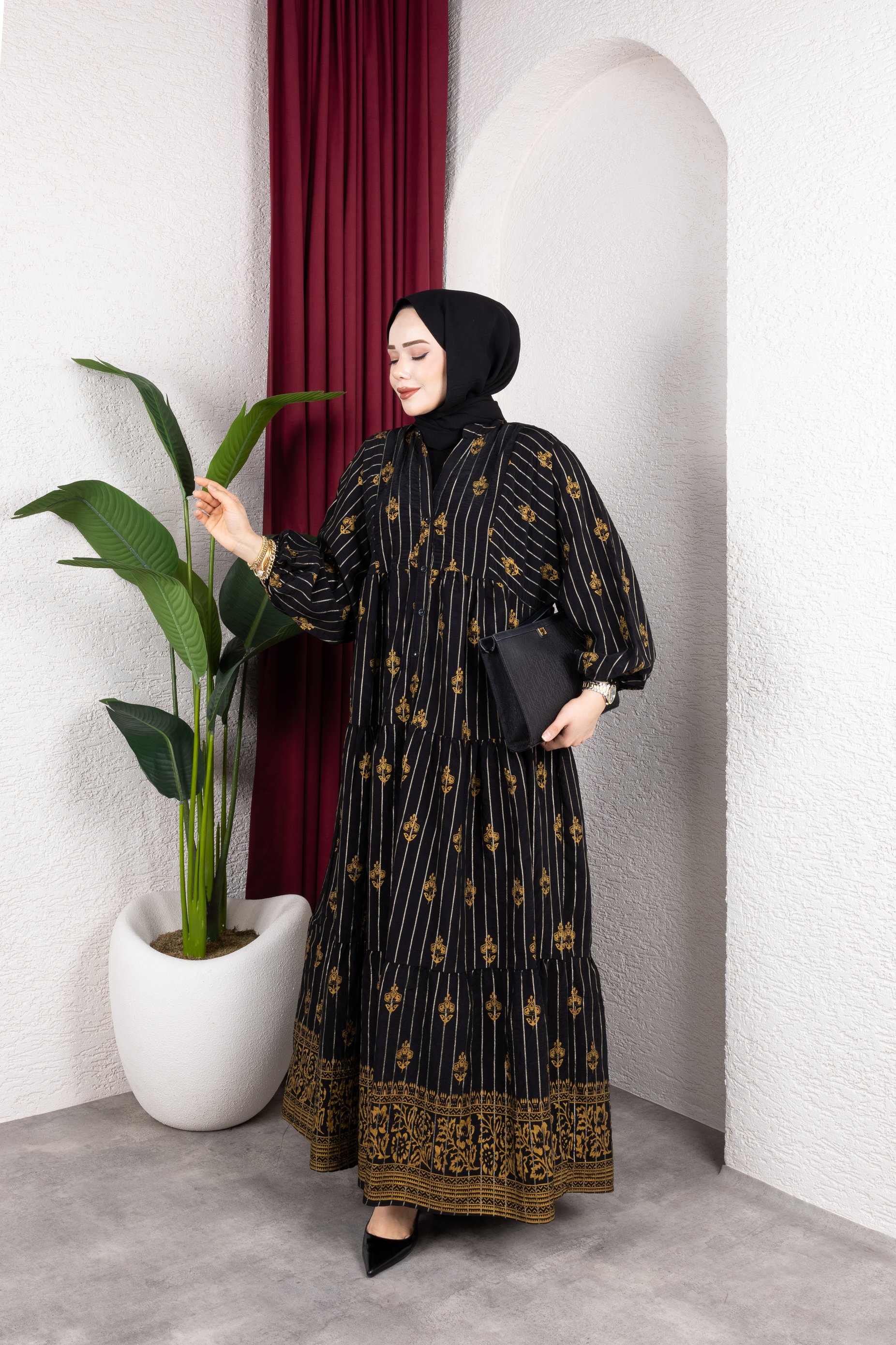 Elbise | Siyah Gold
