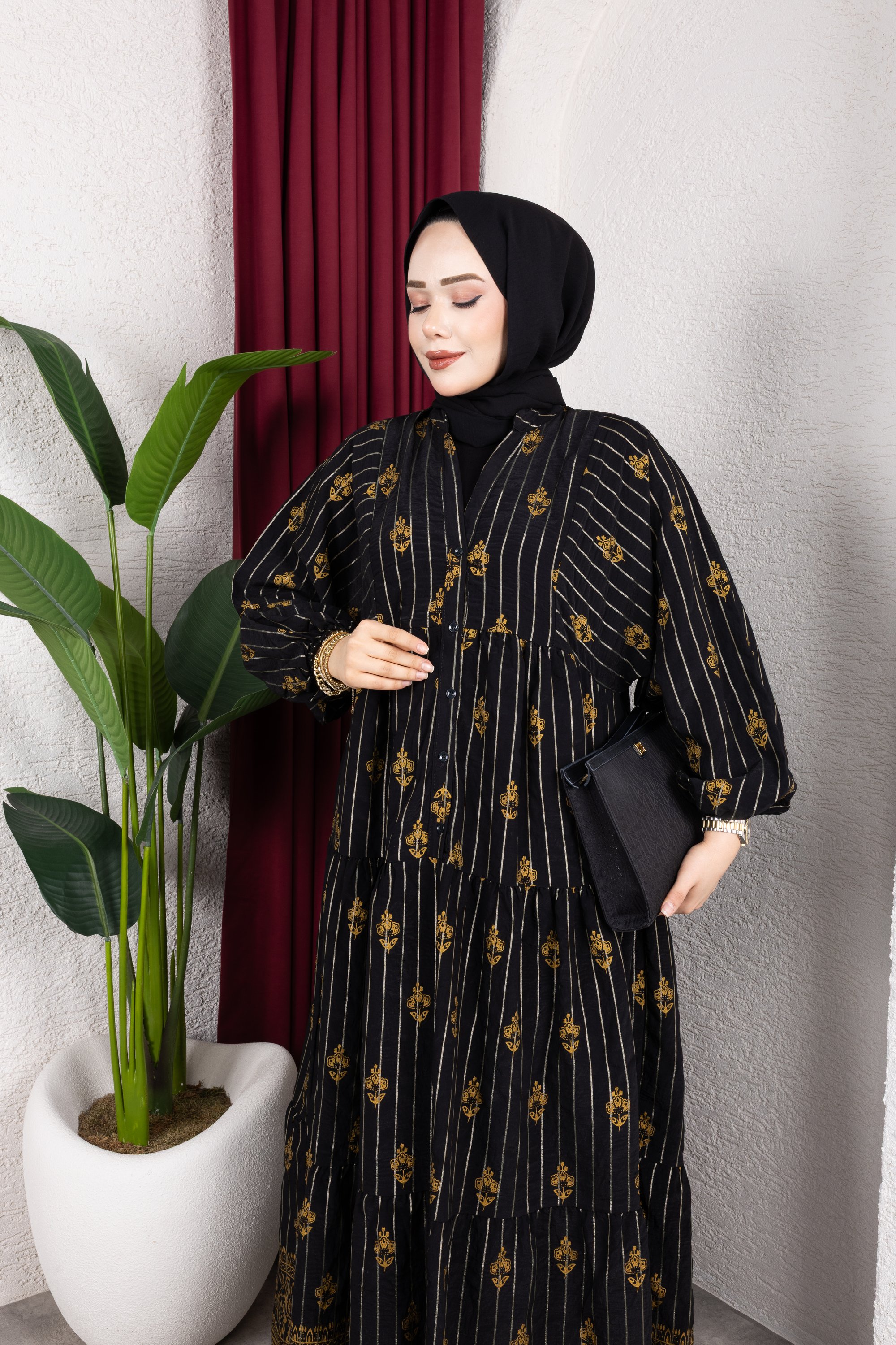 Elbise | Siyah Gold