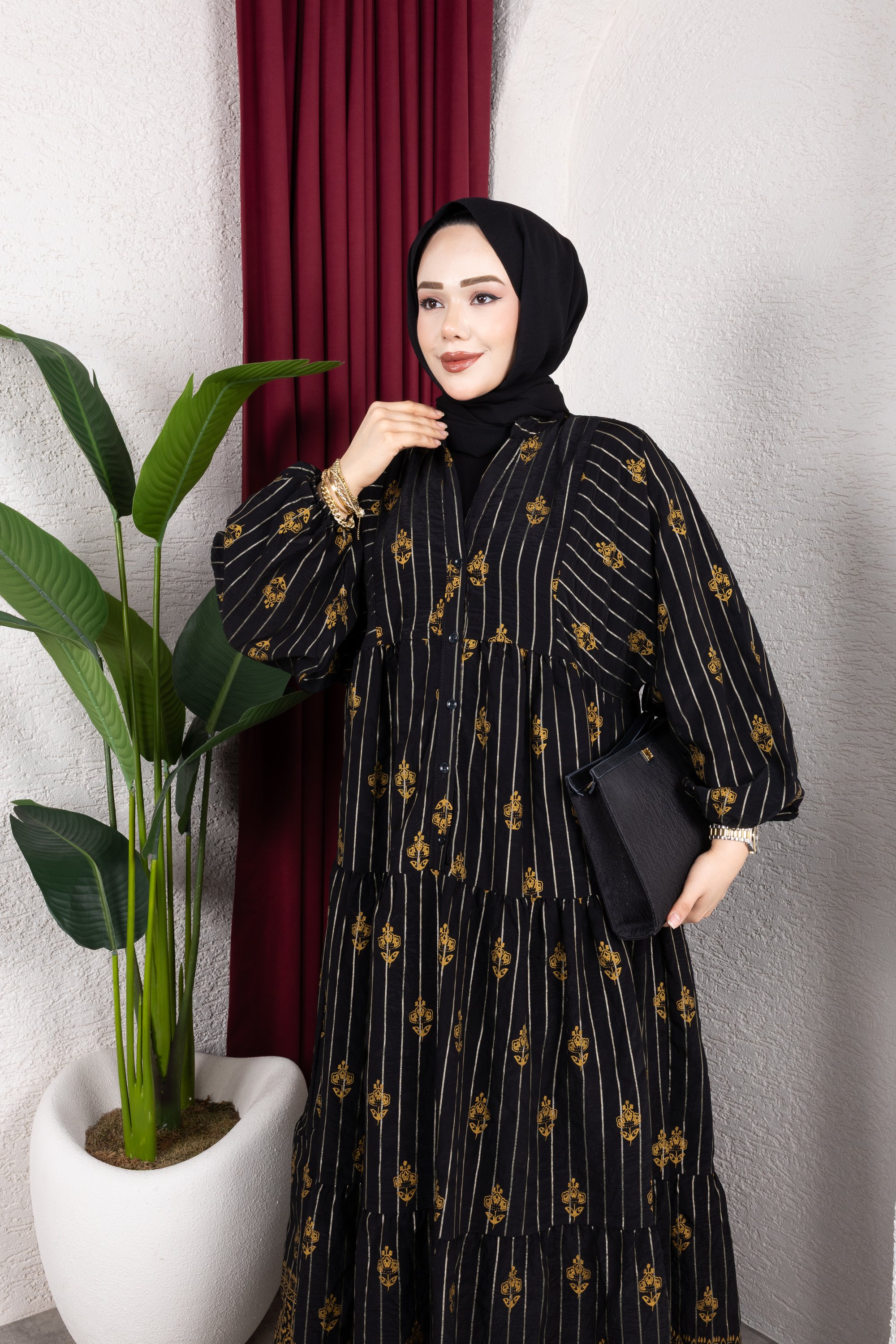 Elbise | Siyah Gold