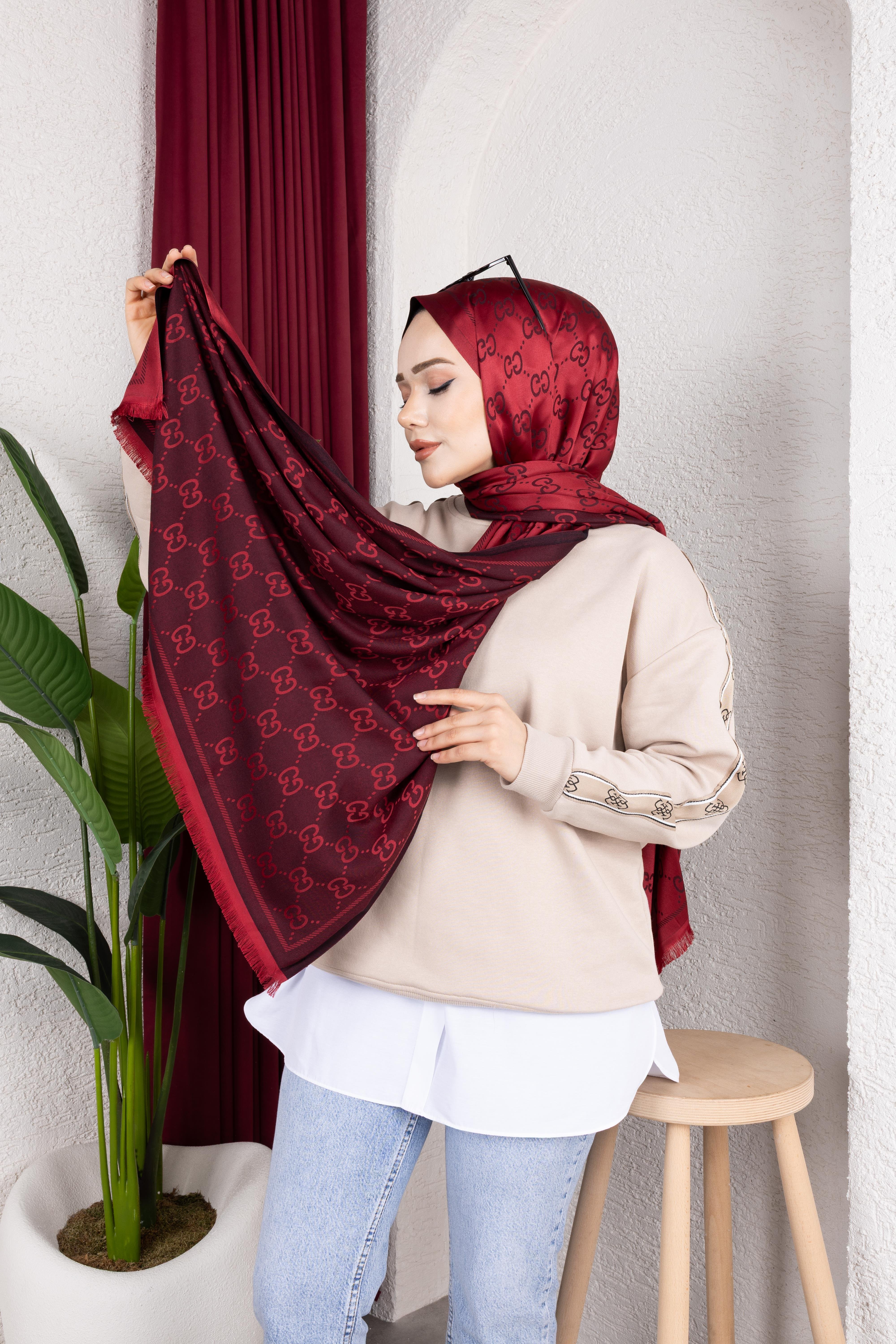 G Desen Şal | Bordo