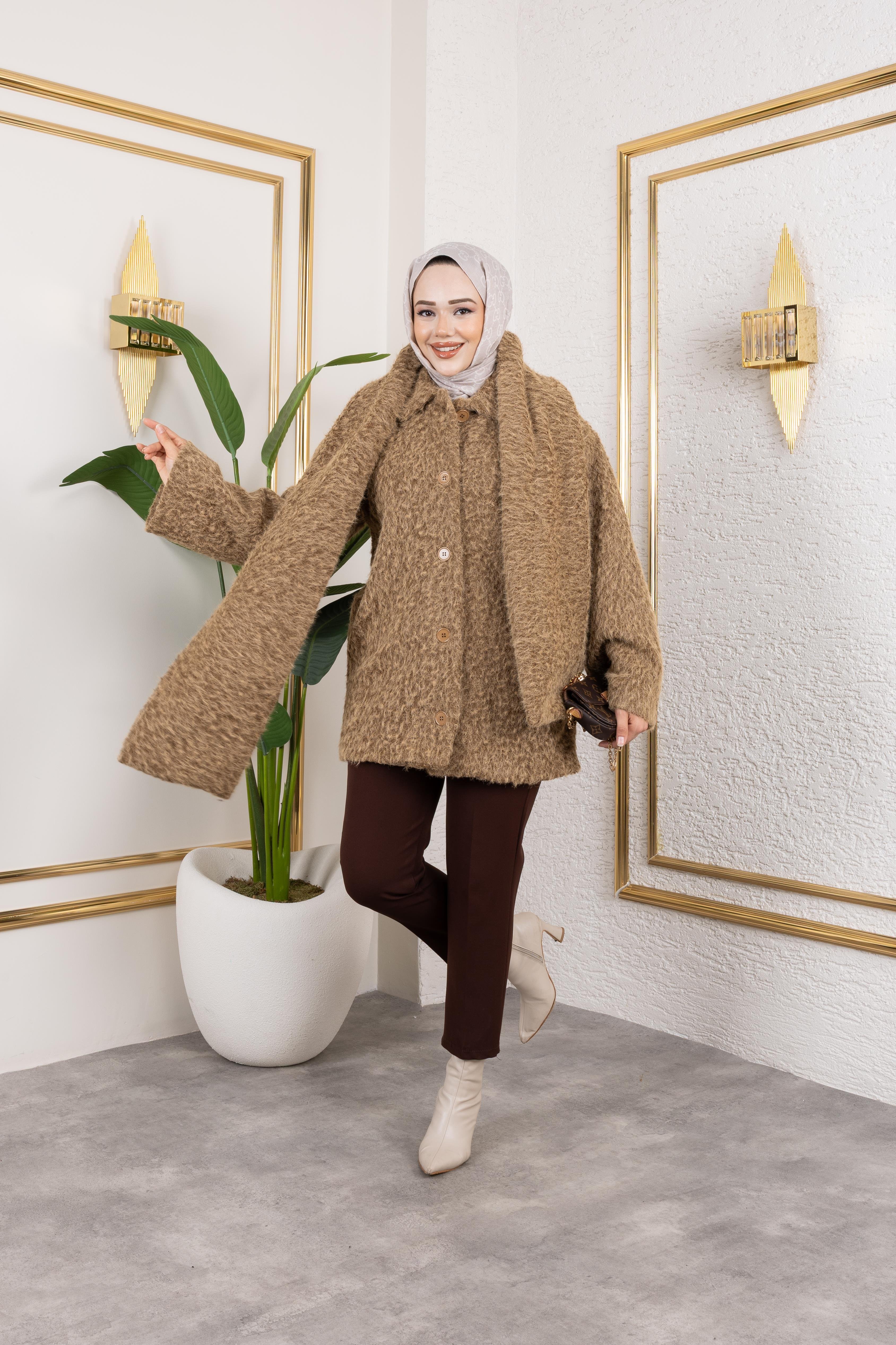 Kahve Atkılı Kaban