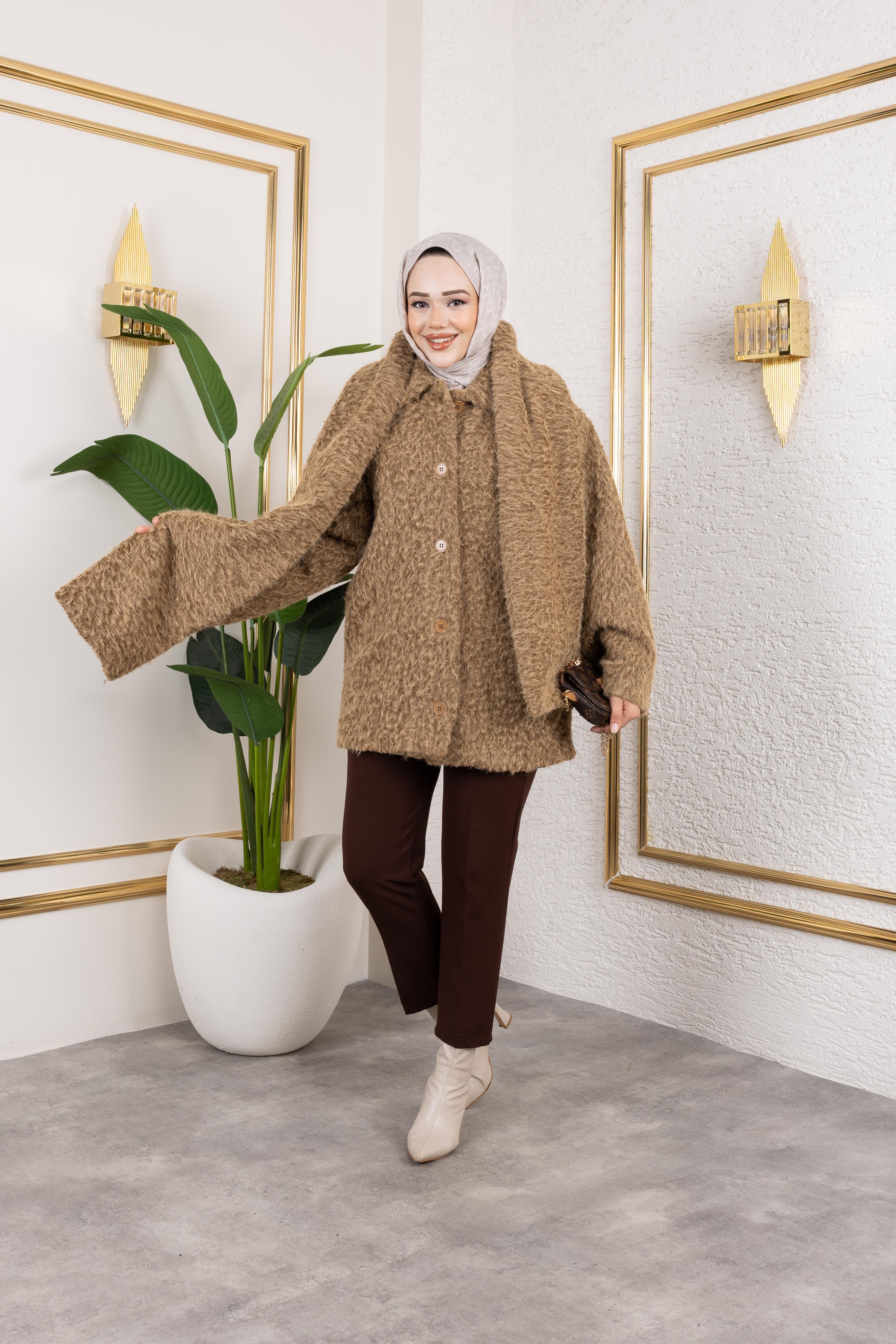 Kahve Atkılı Kaban