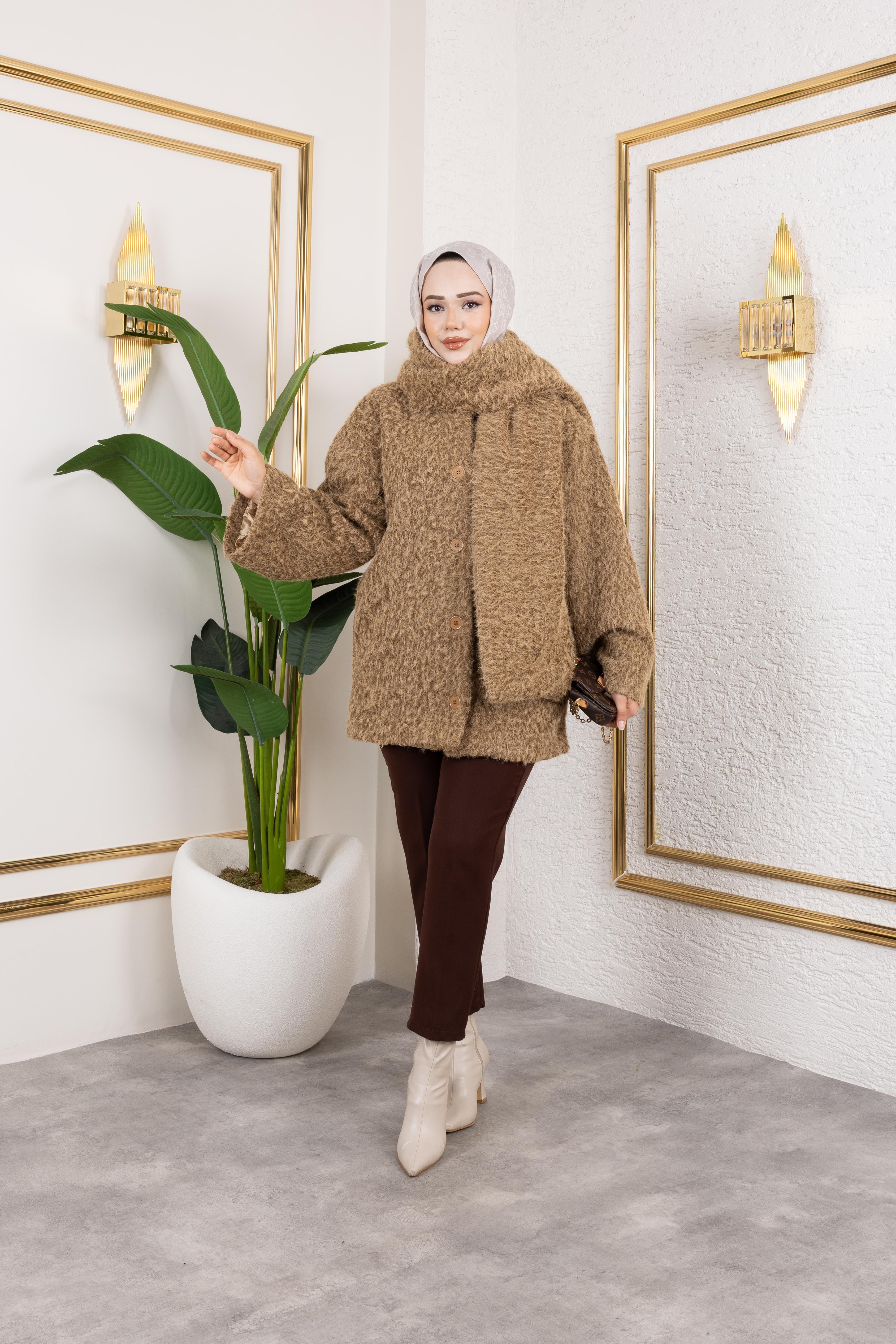 Kahve Atkılı Kaban