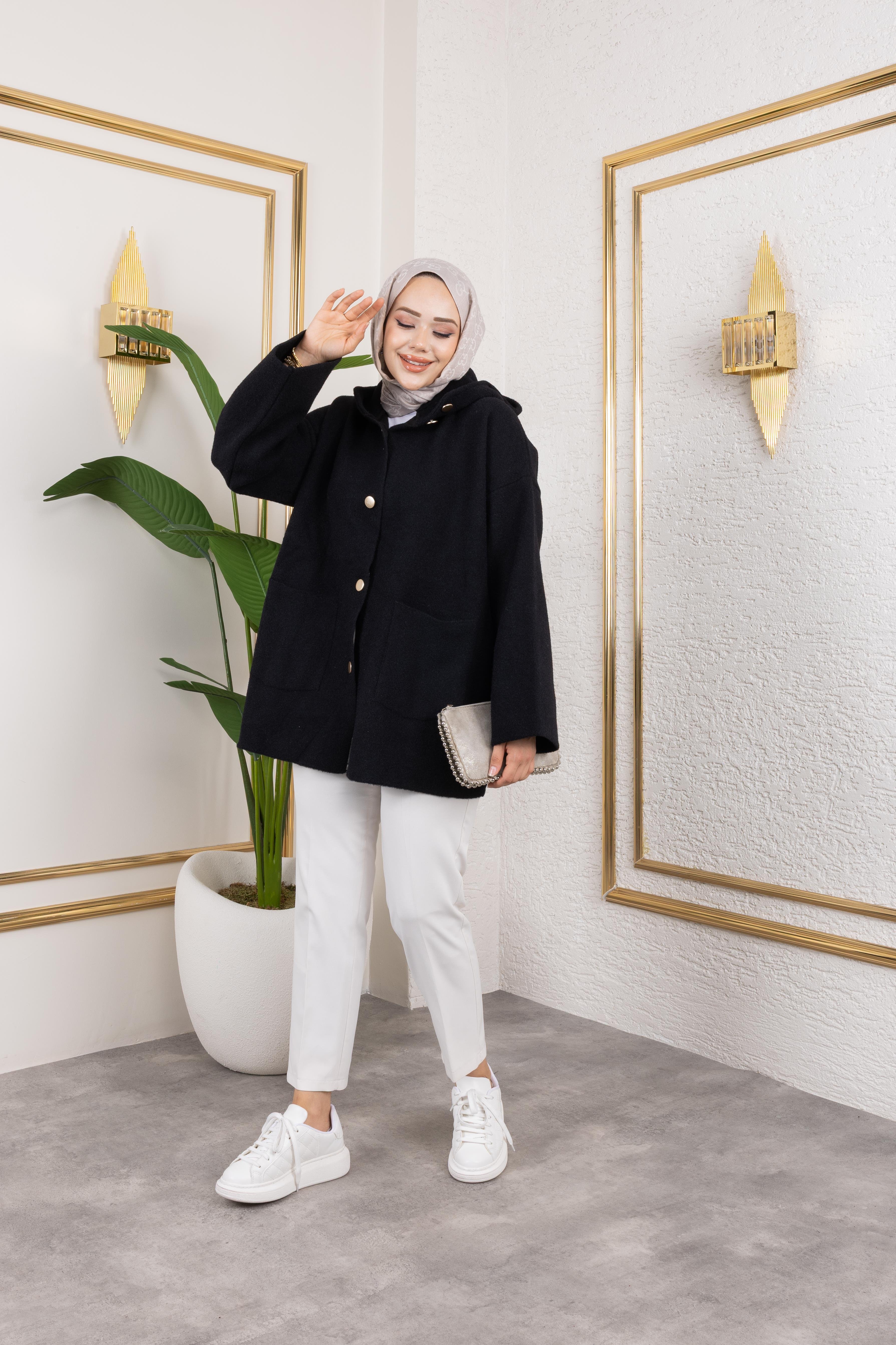 Keçe Hırka | Siyah