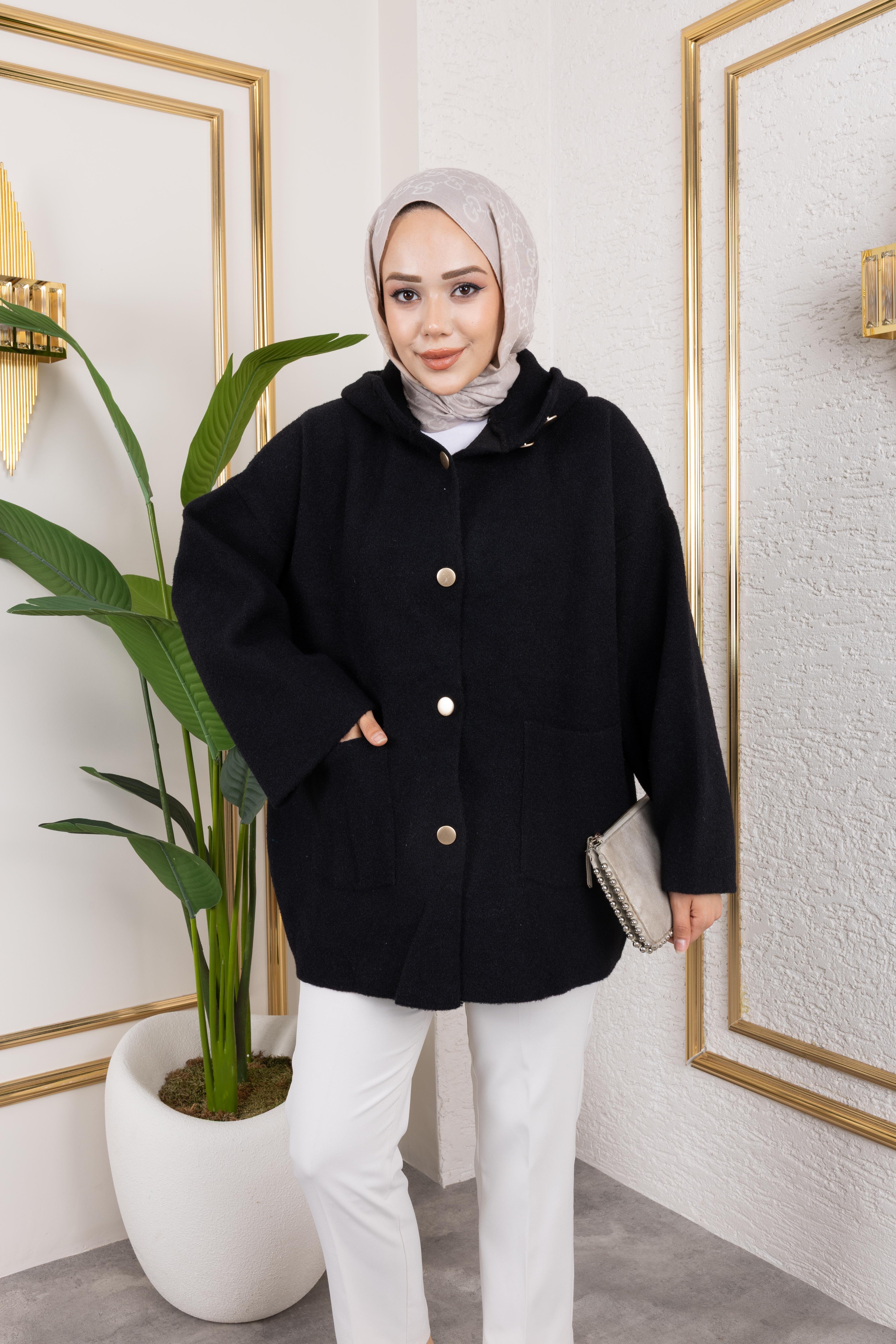 Keçe Hırka | Siyah
