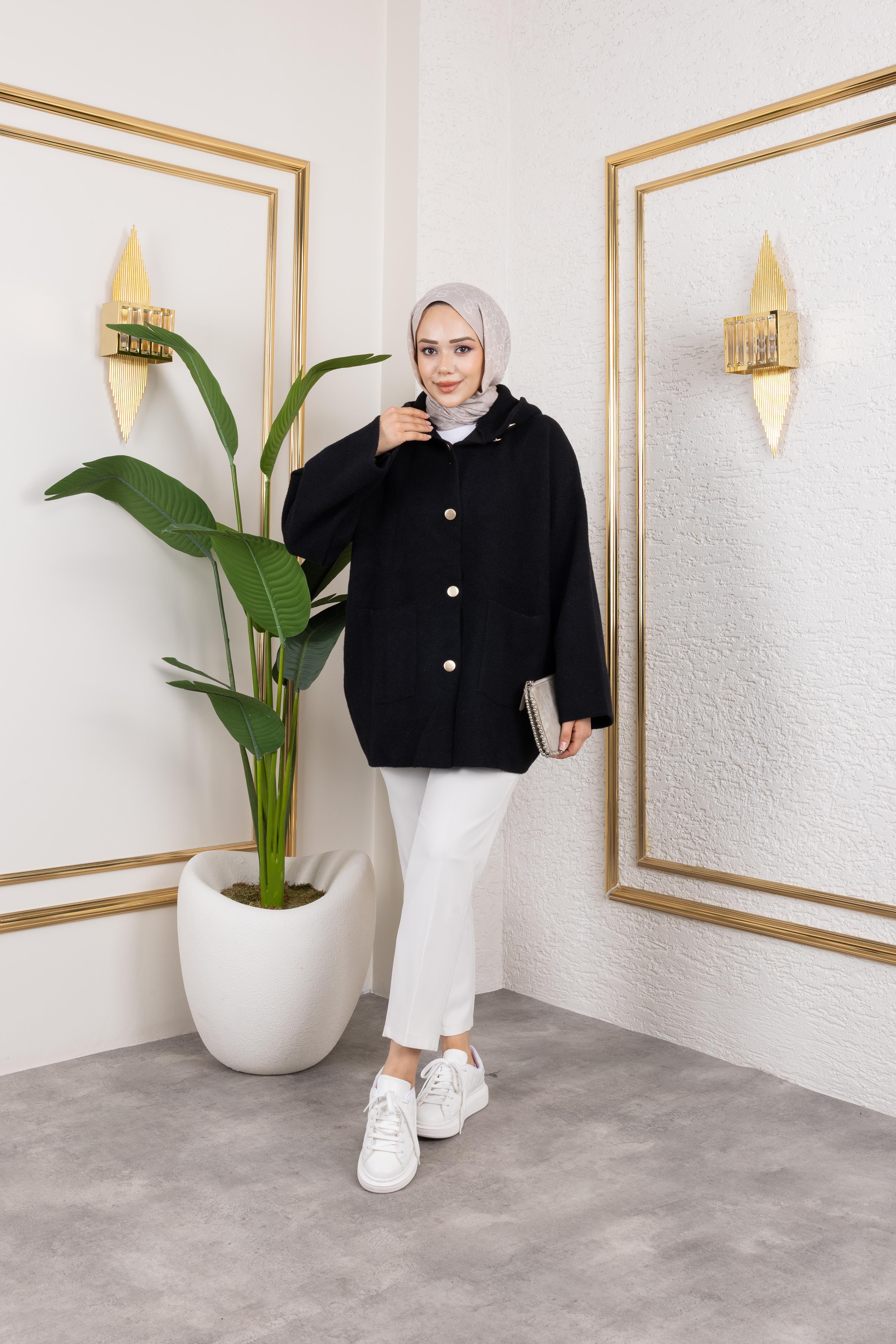 Keçe Hırka | Siyah
