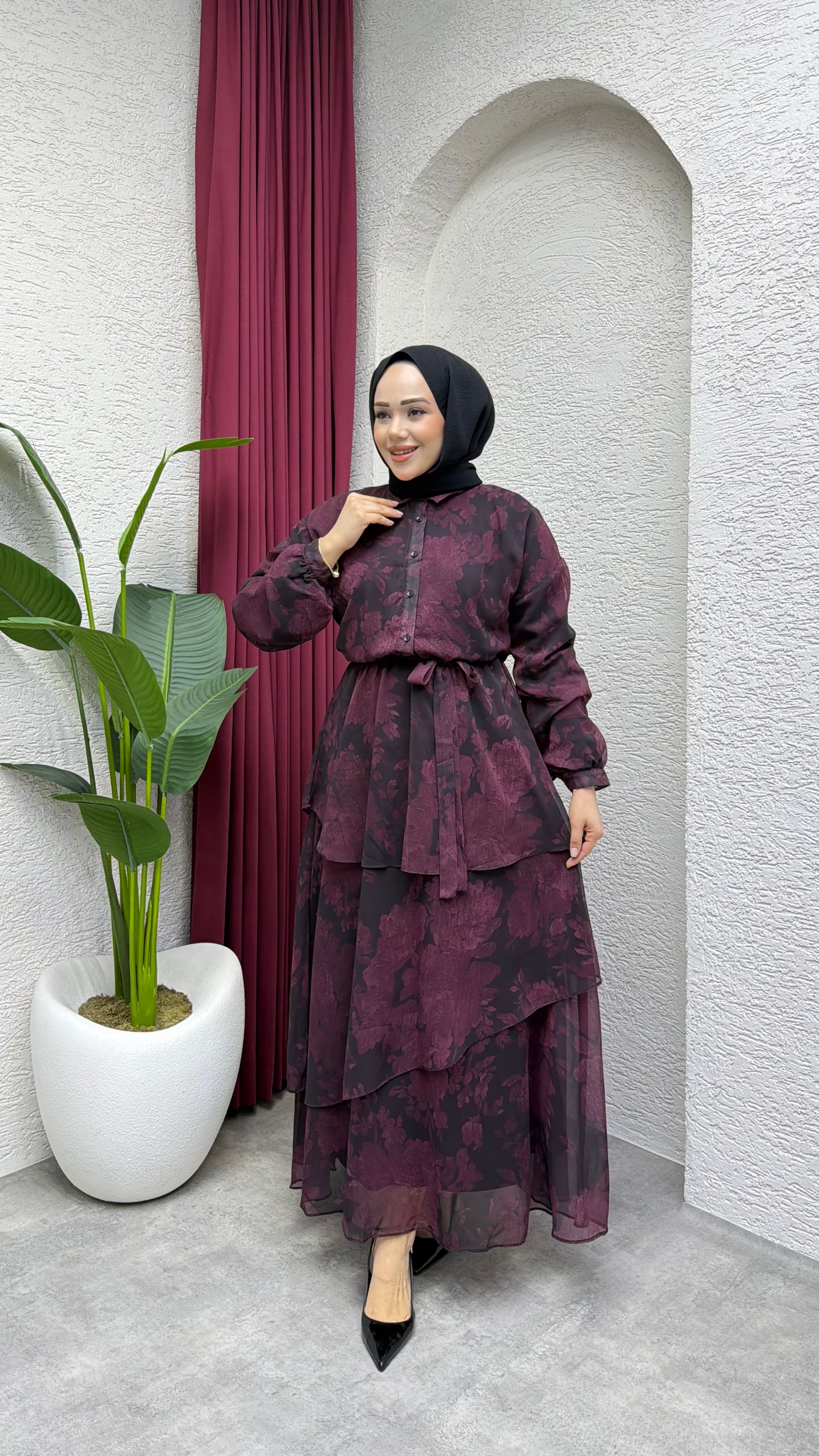 Lavin Elbise | Bordo