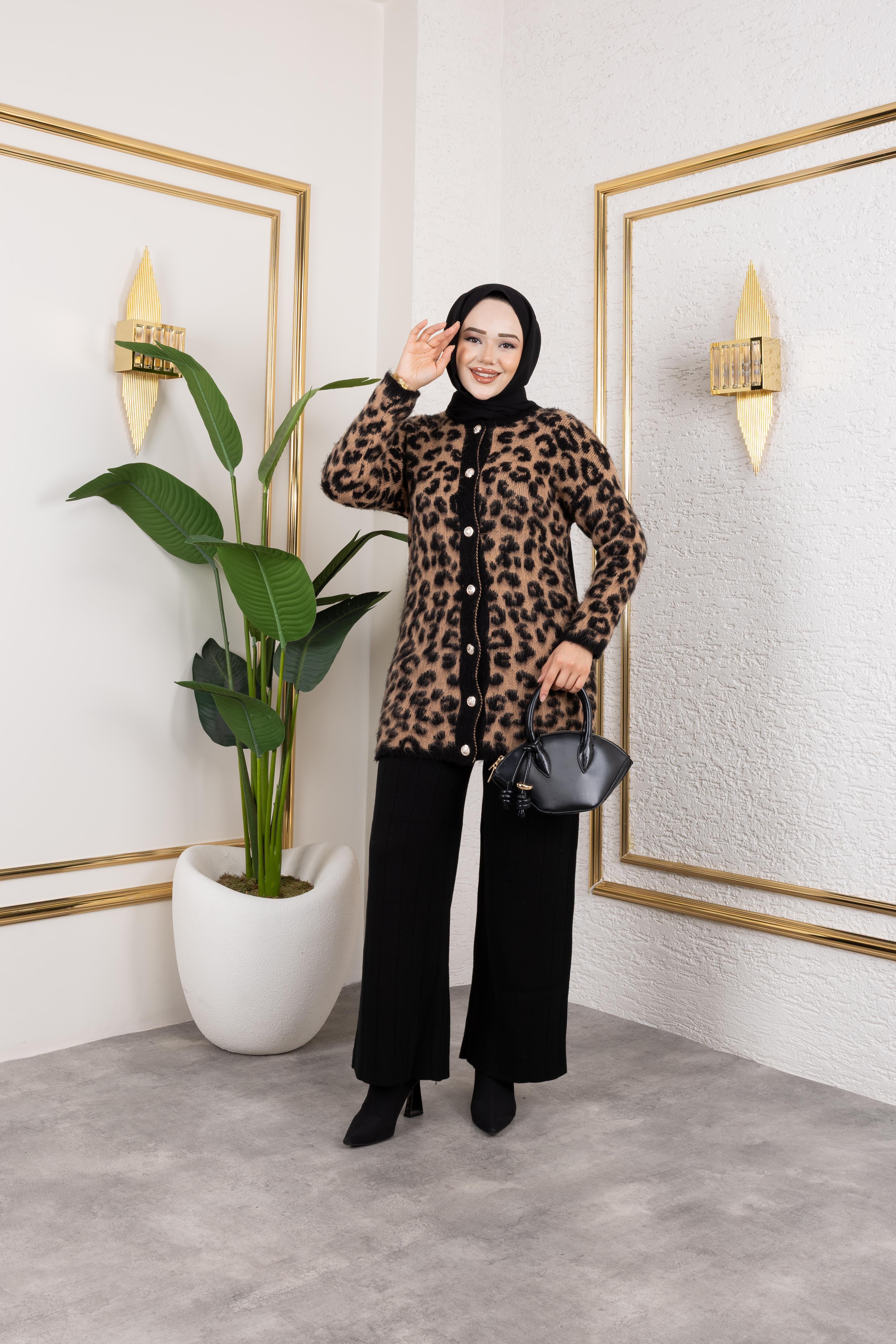 Leopar Hırka 