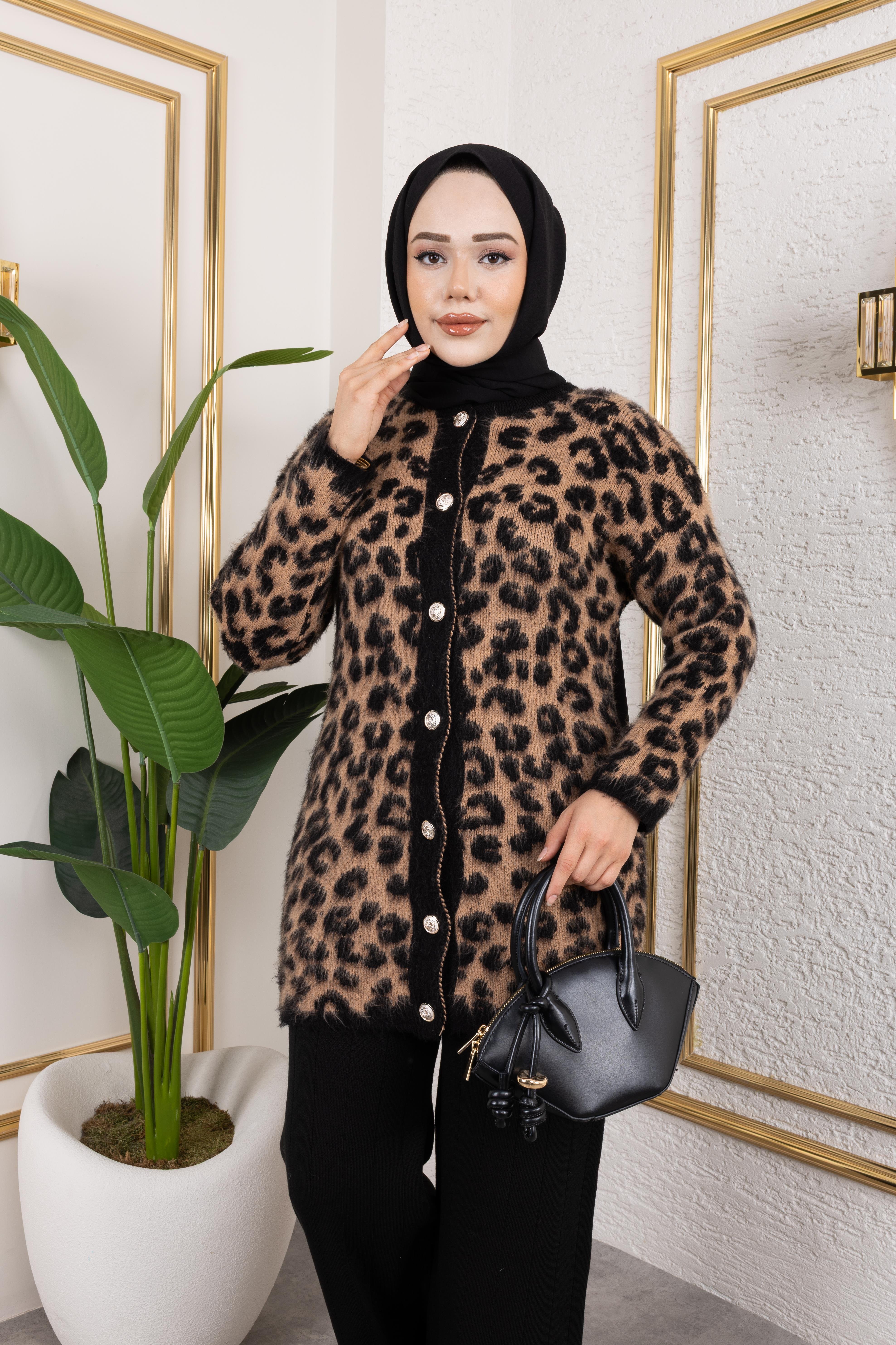 Leopar Hırka 