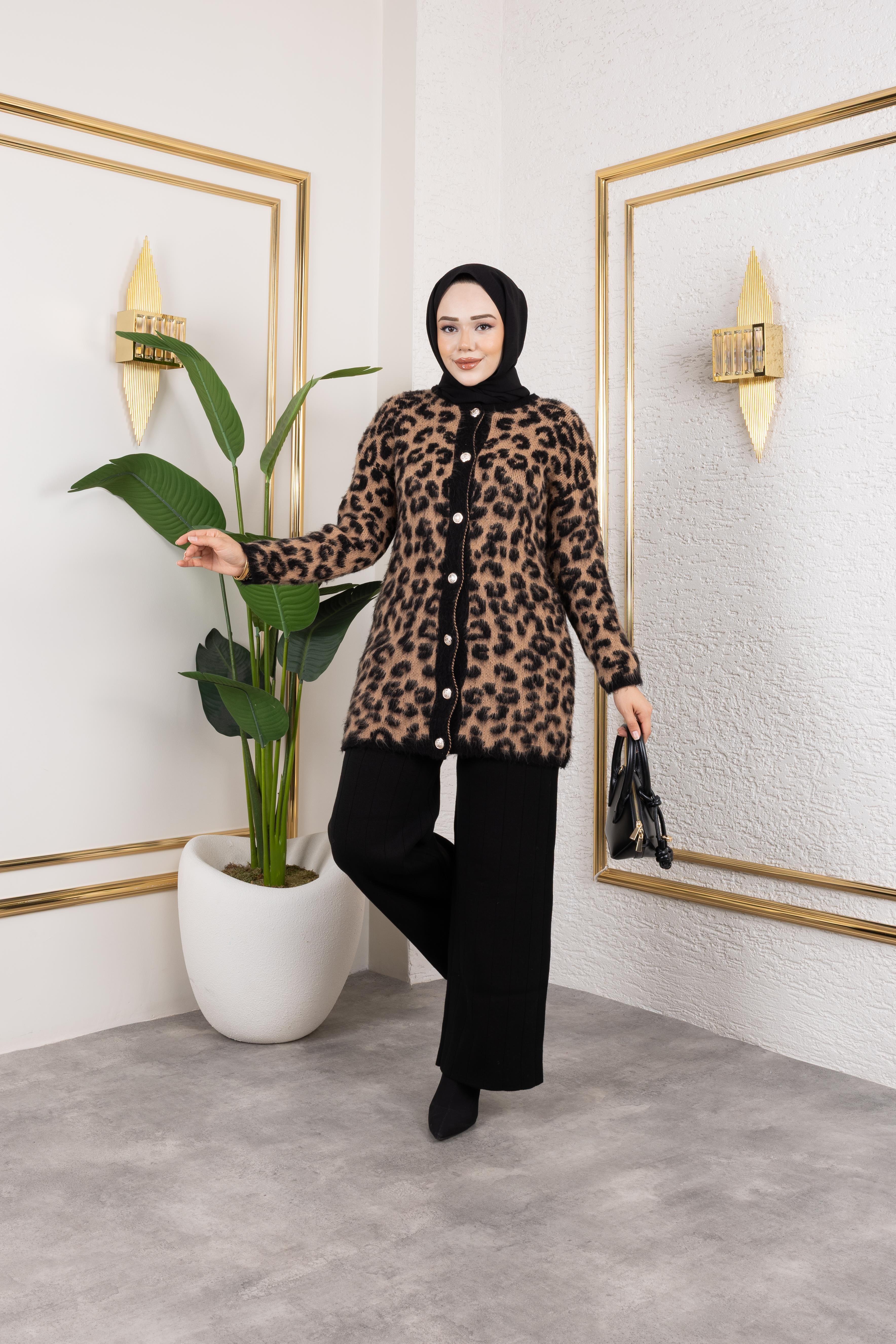 Leopar Hırka 