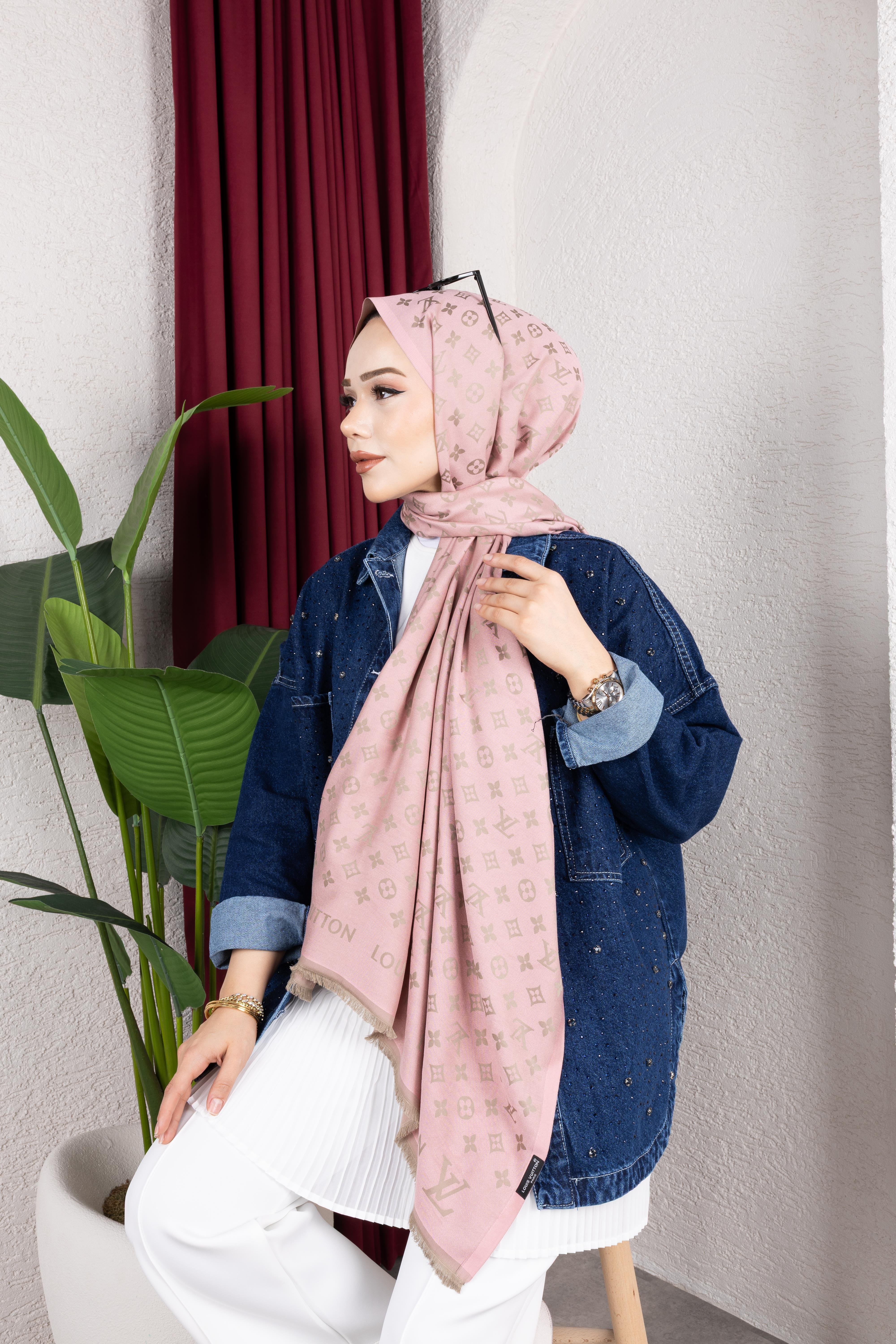 LV Pamuk Şal | Pembe